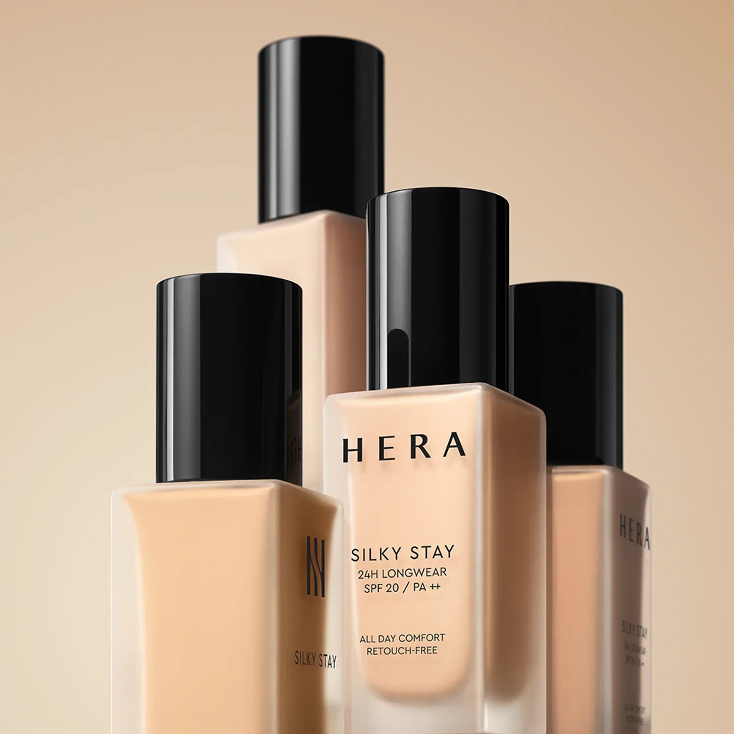 HERA Silky Stay 24H Longwear Foundation (10 Options)