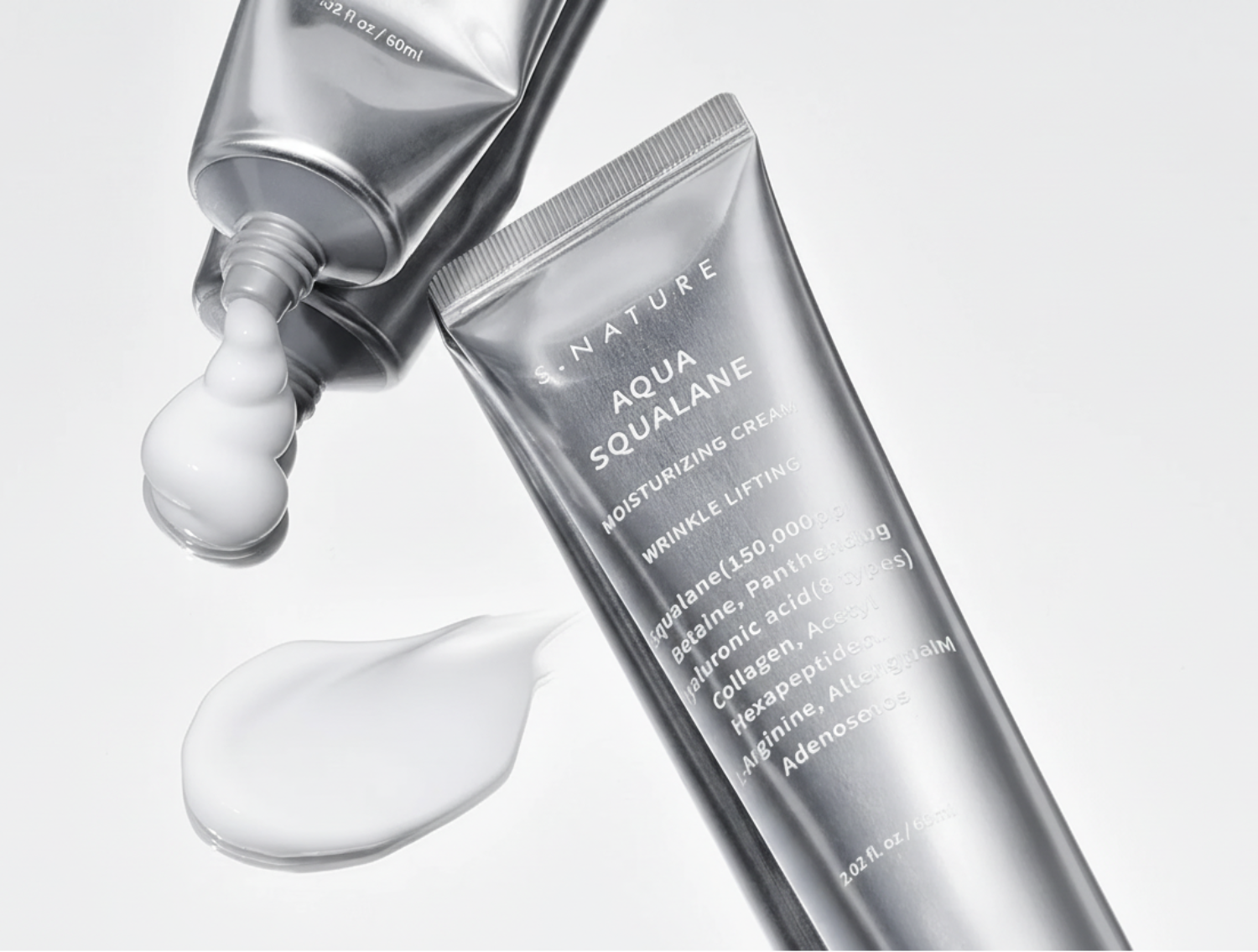 S.NATURE Aqua Squalane Moisturizing Cream 60mL 1+1 Limited Set