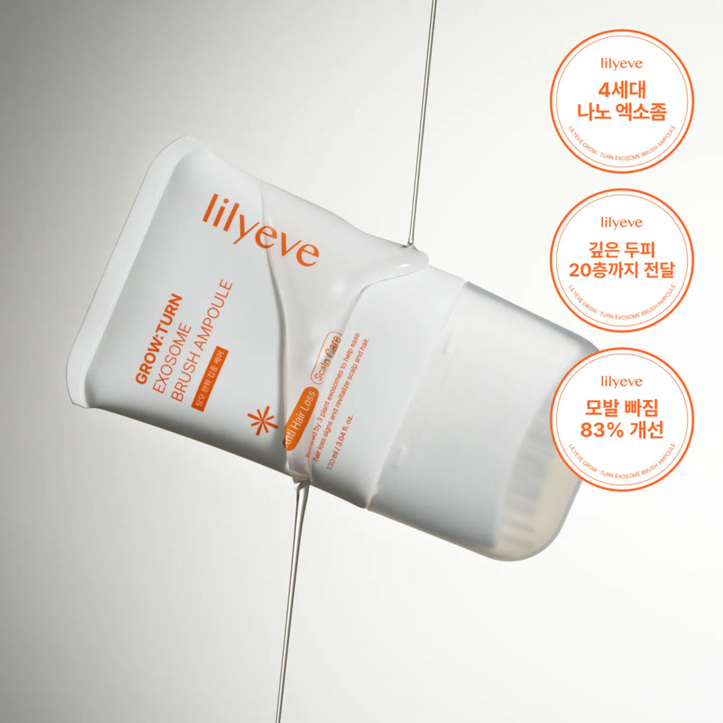 lilyeve Grow Turn Exosome Brush Ampoule 130ml Set (+30ml)