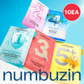 numbuzin No.1–5 Sheet Mask (10 Sheets) [4 Options]