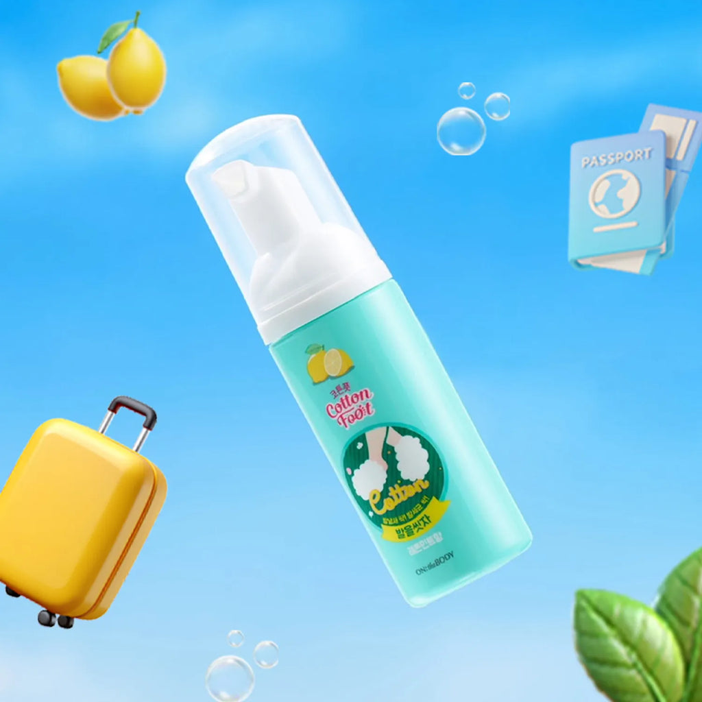 ON:THE BODY Cotton Foot Shampoo Travel Size 50ml (Lemon)