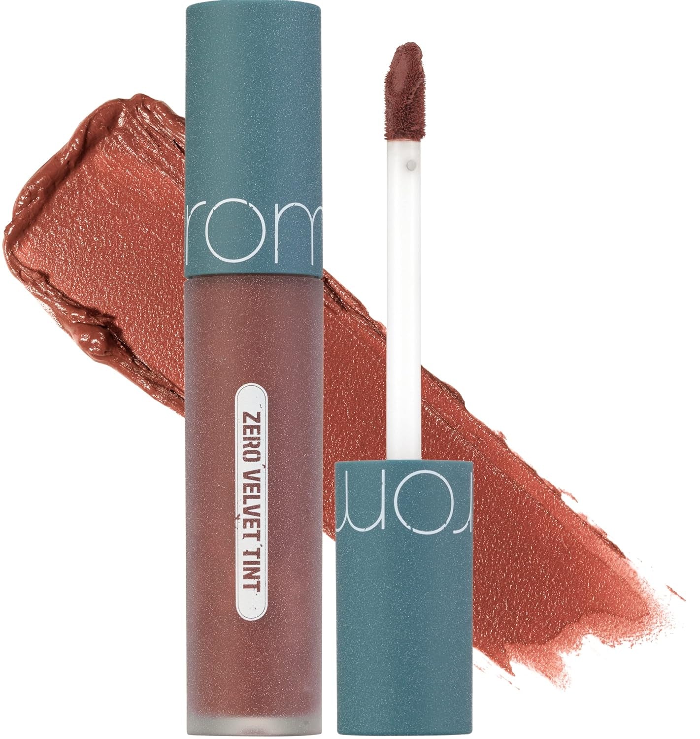 Rom&Nd Zero Velvet Tint 22 GRAIN NUDE, Velvety Matte Finish, Liquid Lip Tint, Long Lasting, Creamy, Non-Drying, Smudge-Proof, Richly Pigmented, Smooth Texture