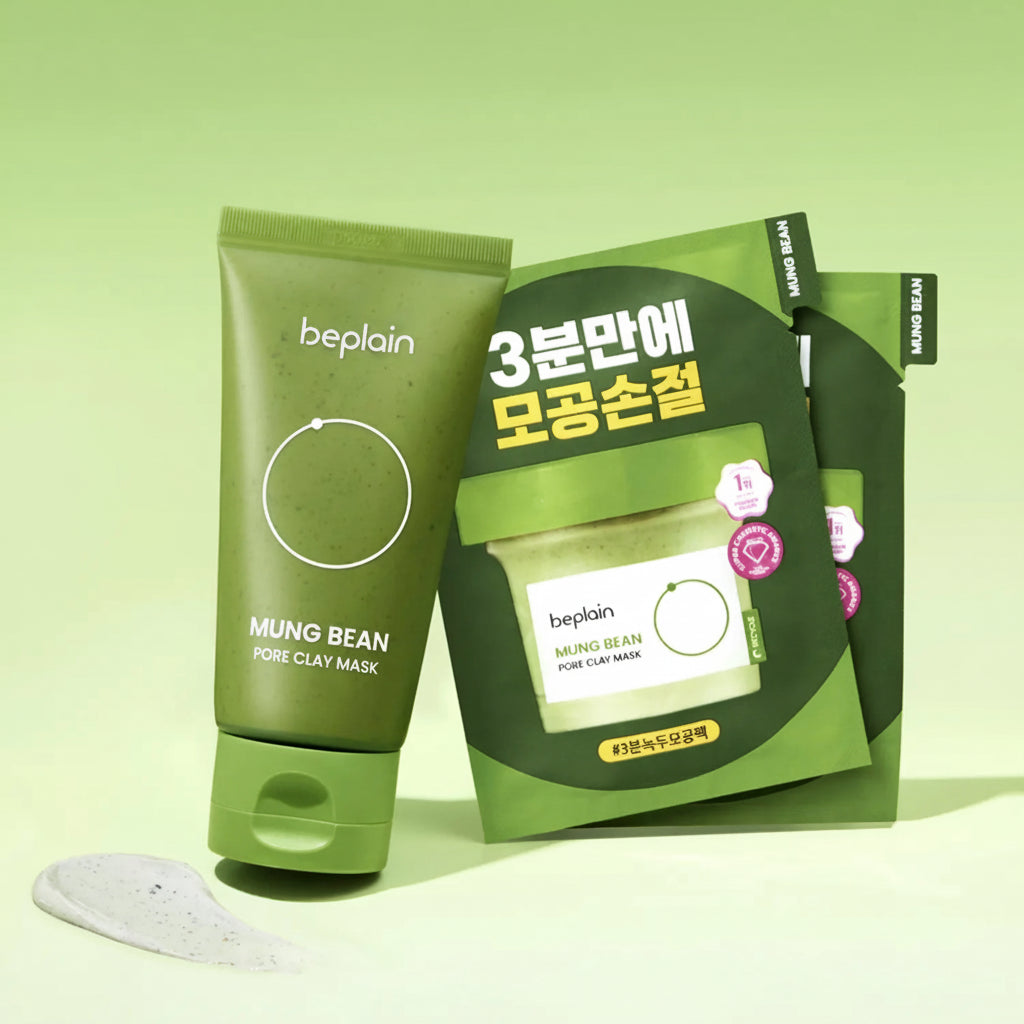 beplain Mung Bean Pore Clay Mask 80mL (+12ml x2ea)