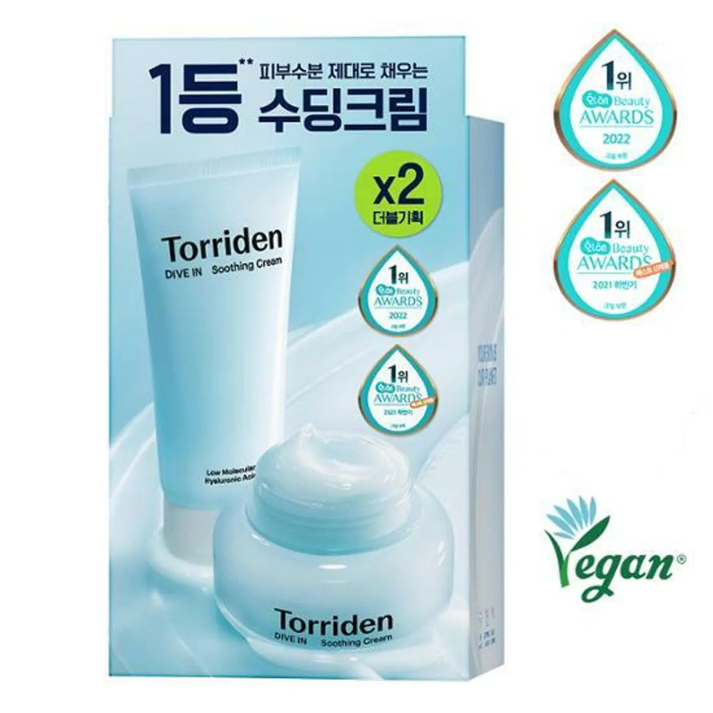 Torriden Dive-in Soothing Cream 100ml Double Pack