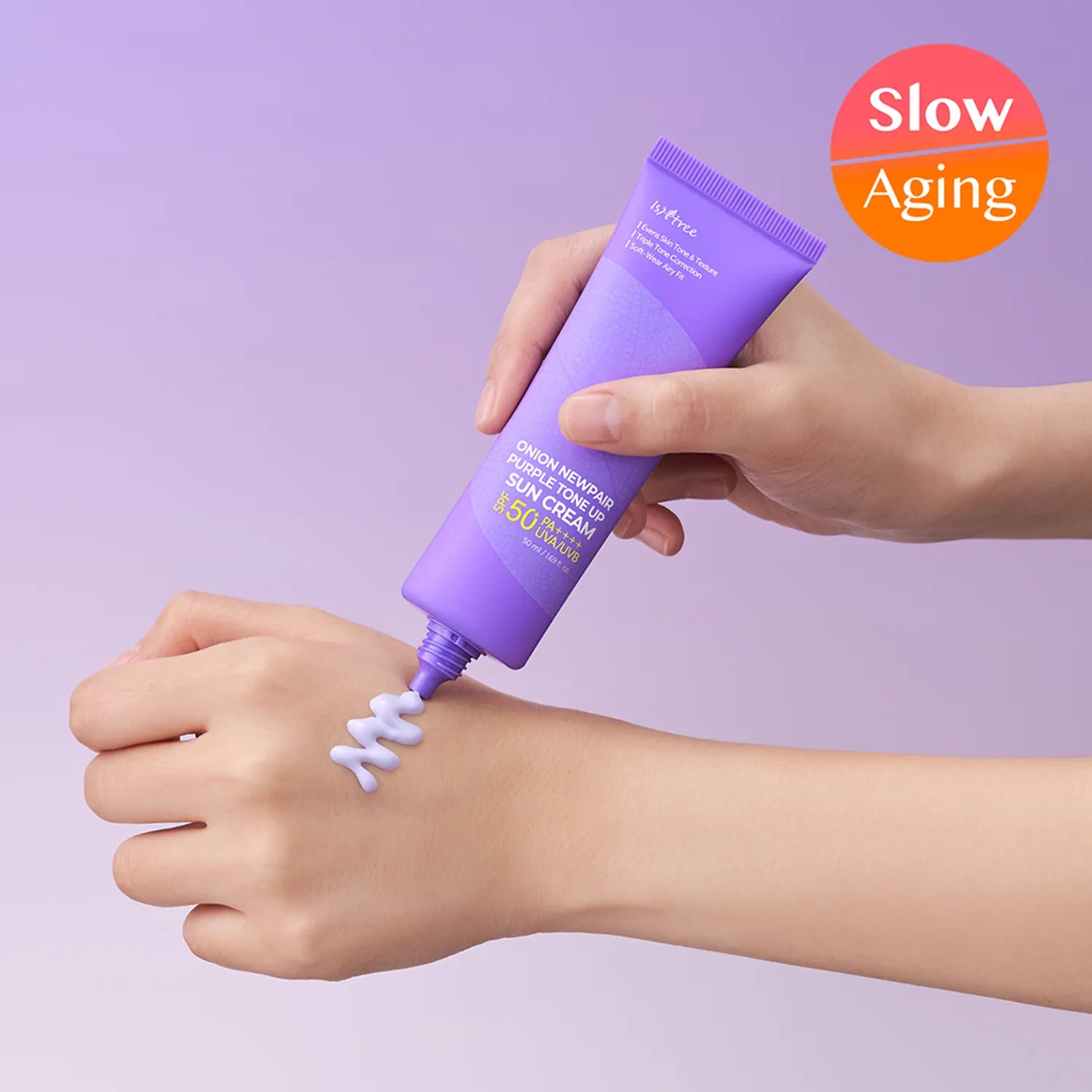Isntree Onion Newpair Purple Tone Up Sun Cream 50ml