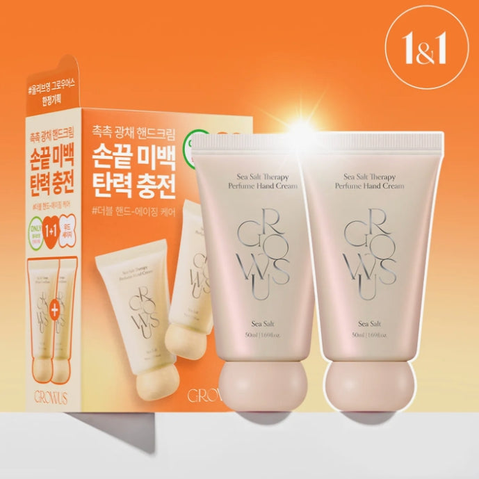 growus Damage Therapy Perfume Hand Cream 50ml 1+1 Set (3 Options)