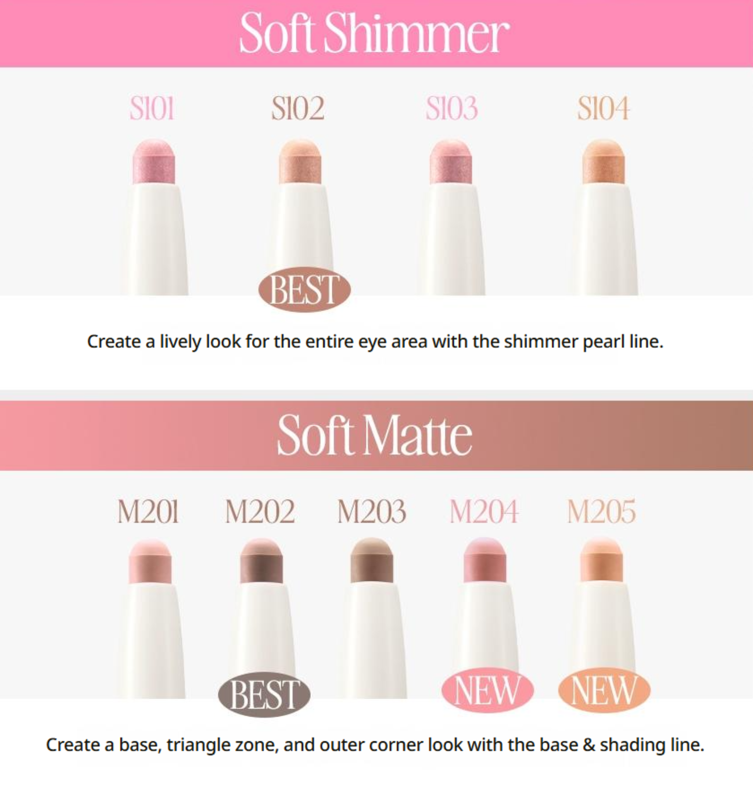 CLIO Soft Blending Shadow Stick (10 Options)