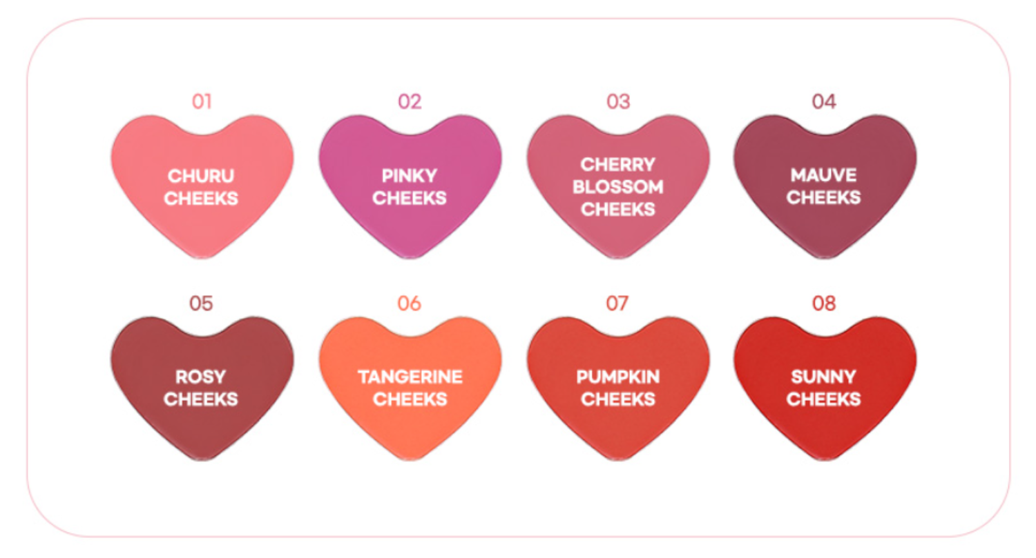 AOU Glowy Cream Blush (8 Options)