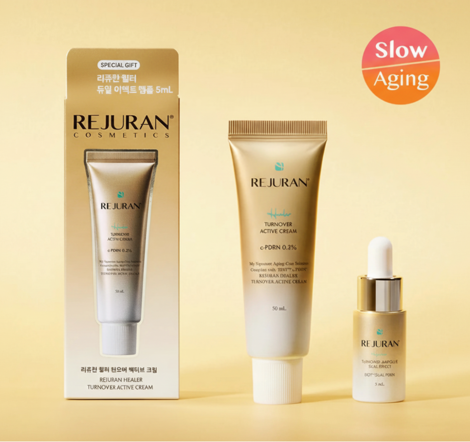 REJURAN Healer Turnover Active Cream 50ml Set (+Turnover Amoule 5ml*1ea)