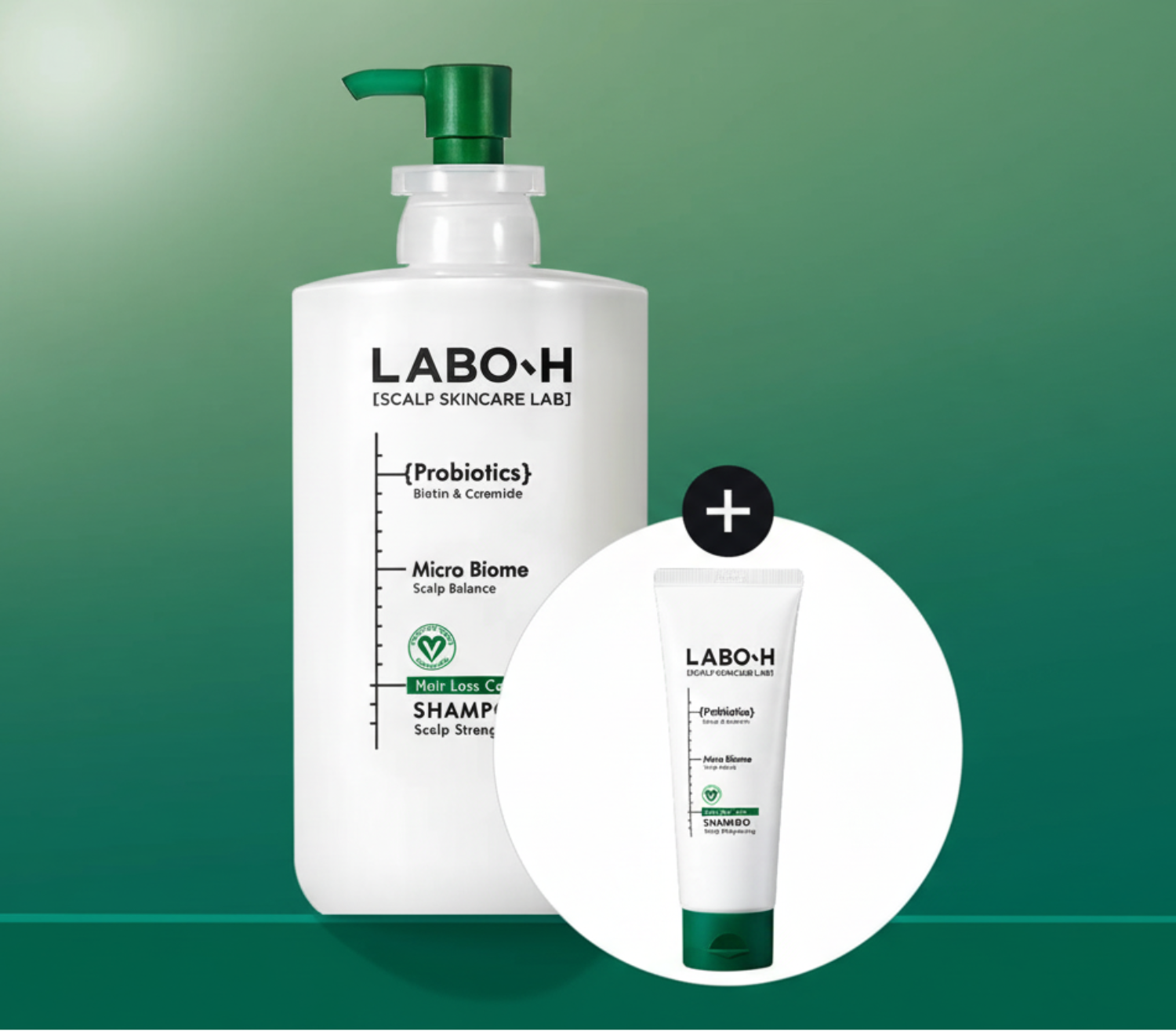 LABO-H Scalp Strengthening Care Shampoo 750ml Set (+100ml)