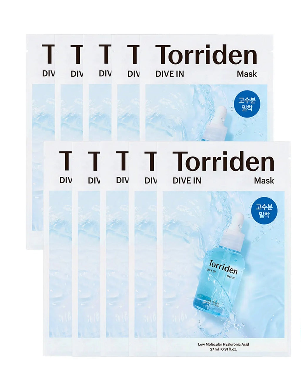 Torriden Dive-In Low Molecule Hyaluronic Acid Mask Sheet 10ea