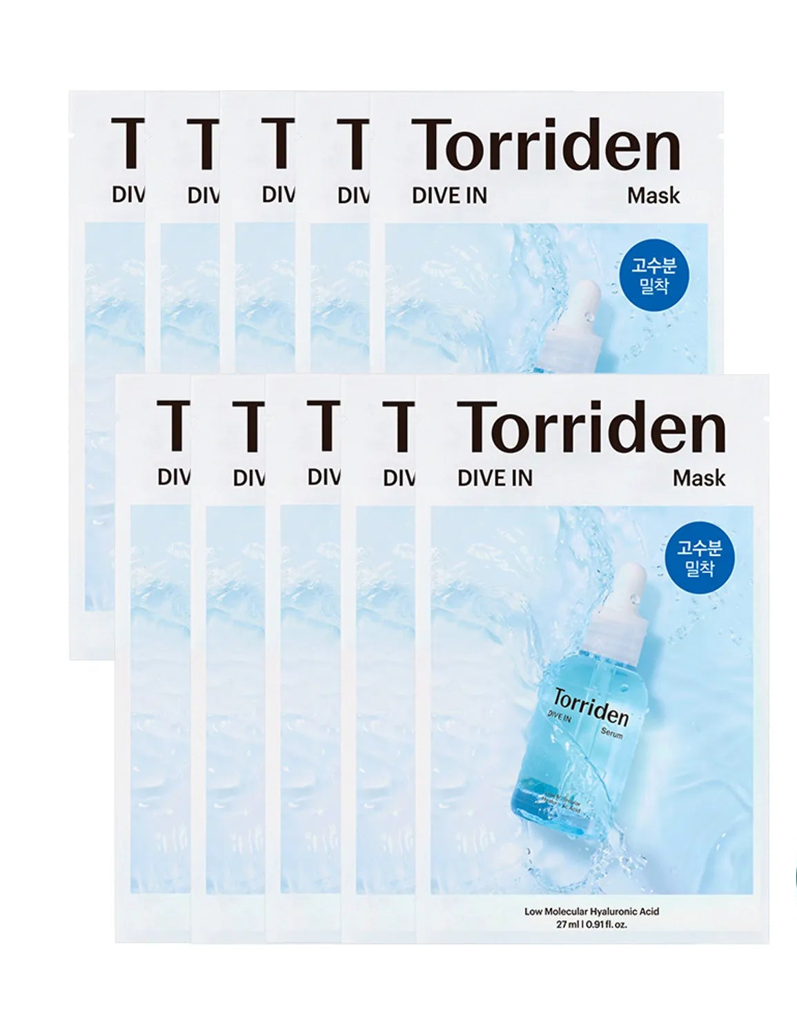 Torriden Dive-In Low Molecule Hyaluronic Acid Mask Sheet 10ea