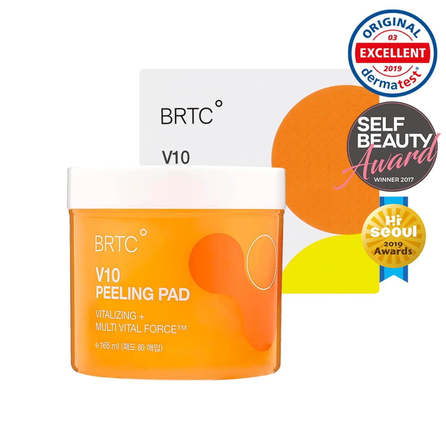 BRTC V10 Vitamin Peeling Pads 80 Sheets