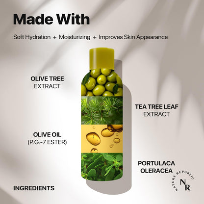 Toner Emulsion Set with Olive Leaf Extracts