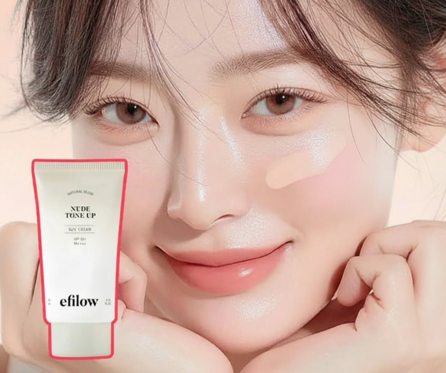 efilow Natural Glow Nude Tone Up Sun Cream 60ml