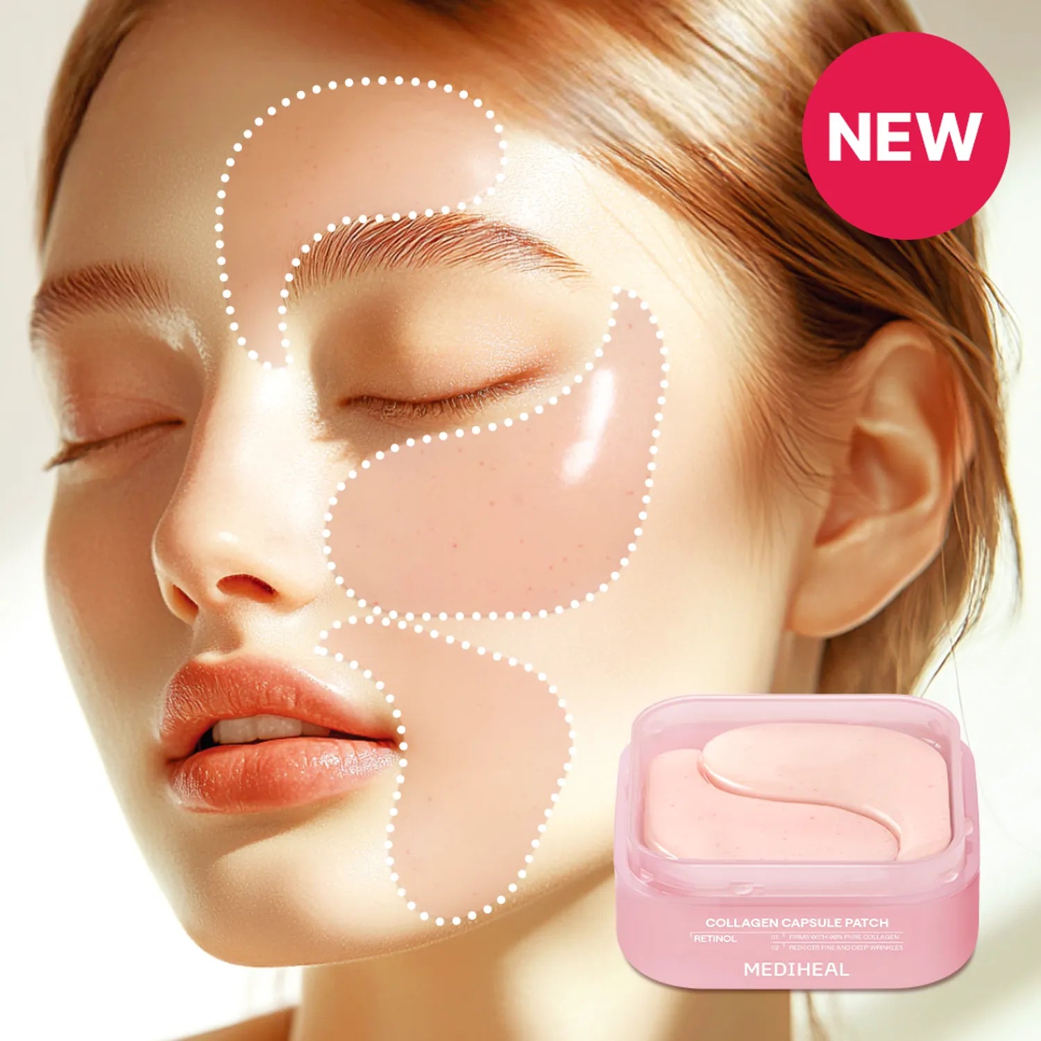 MEDIHEAL Collagen Capsule Patch Retinol 60P*2ea Set