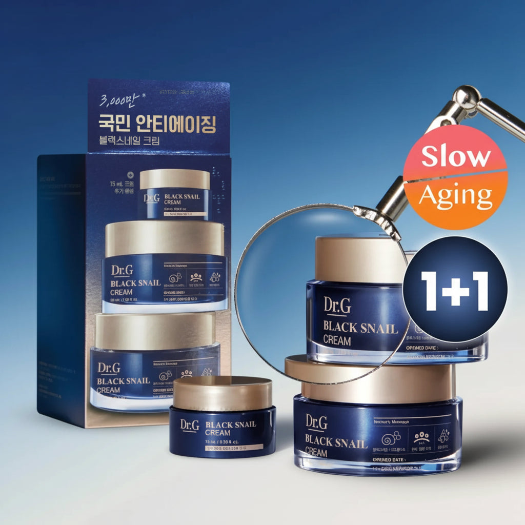Dr.G Black Snail Cream Duo Set (50ml+50ml+15ml Gift)