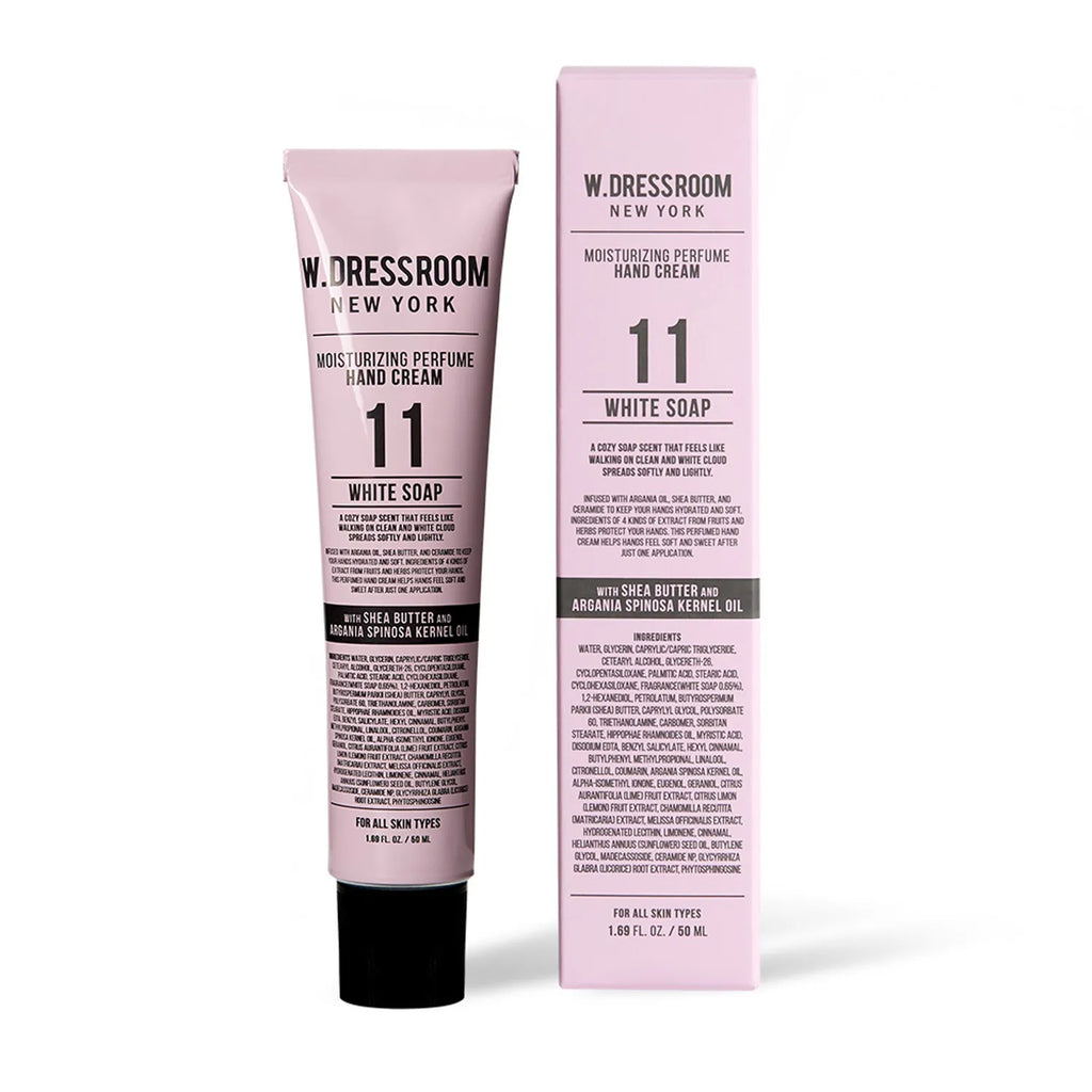 W.DRESSROOM Moisturizing Perfume Hand Cream 50g No.11 White Soap