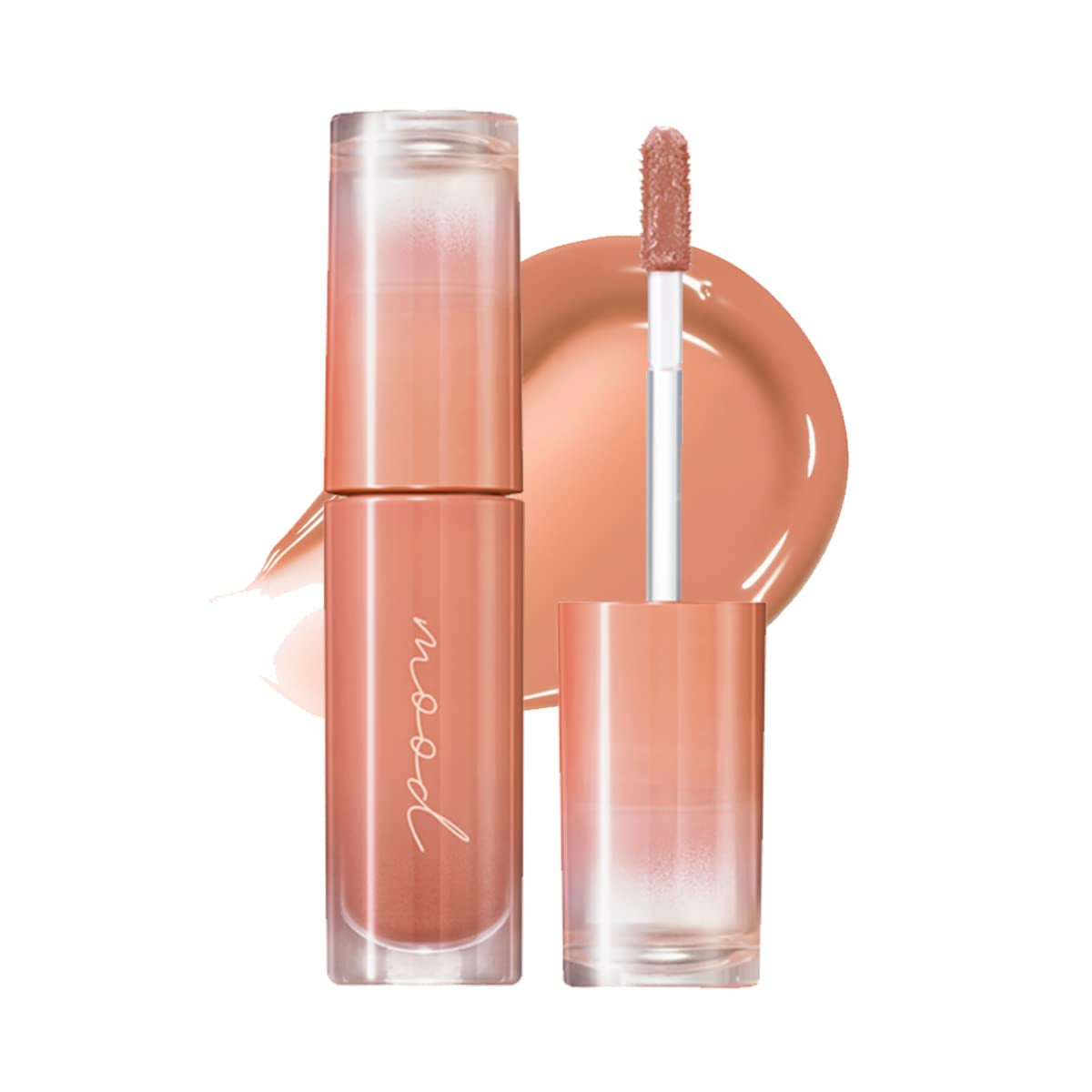 Peripera Ink Mood Glowy Tint, Lip-Plumping, Naturally Moisturizing, Lightweight, Glow-Boosting, Long-Lasting, Comfortable, Non-Sticky, Mask Friendly, No White Film (03 ROSE in MIND)