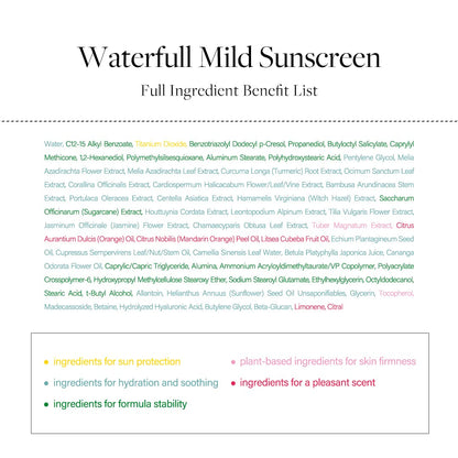 White Truffle Waterfull Mild Sunscreen SPF 50