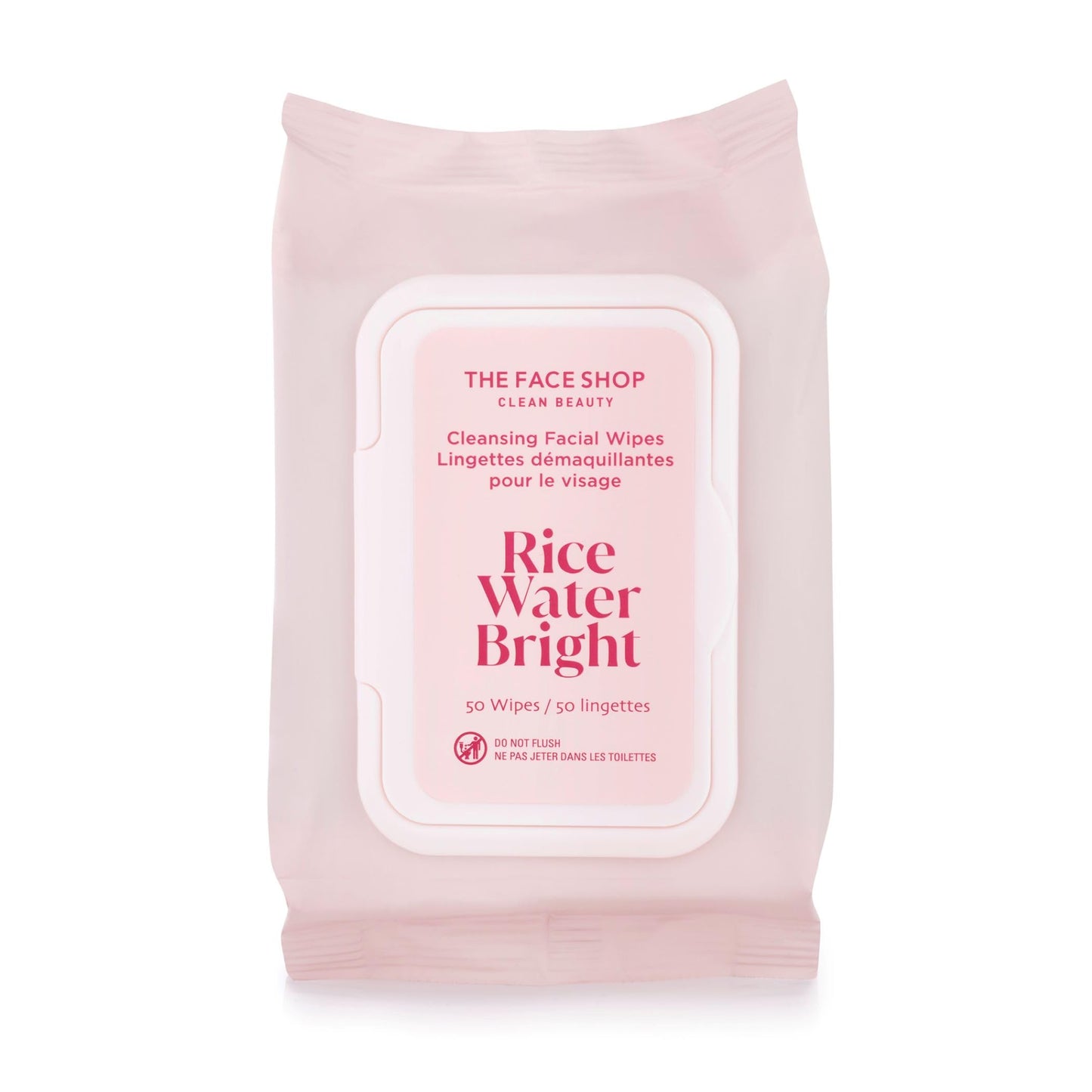 Rice Water Vegan Disposable Makeup Remover Wipes