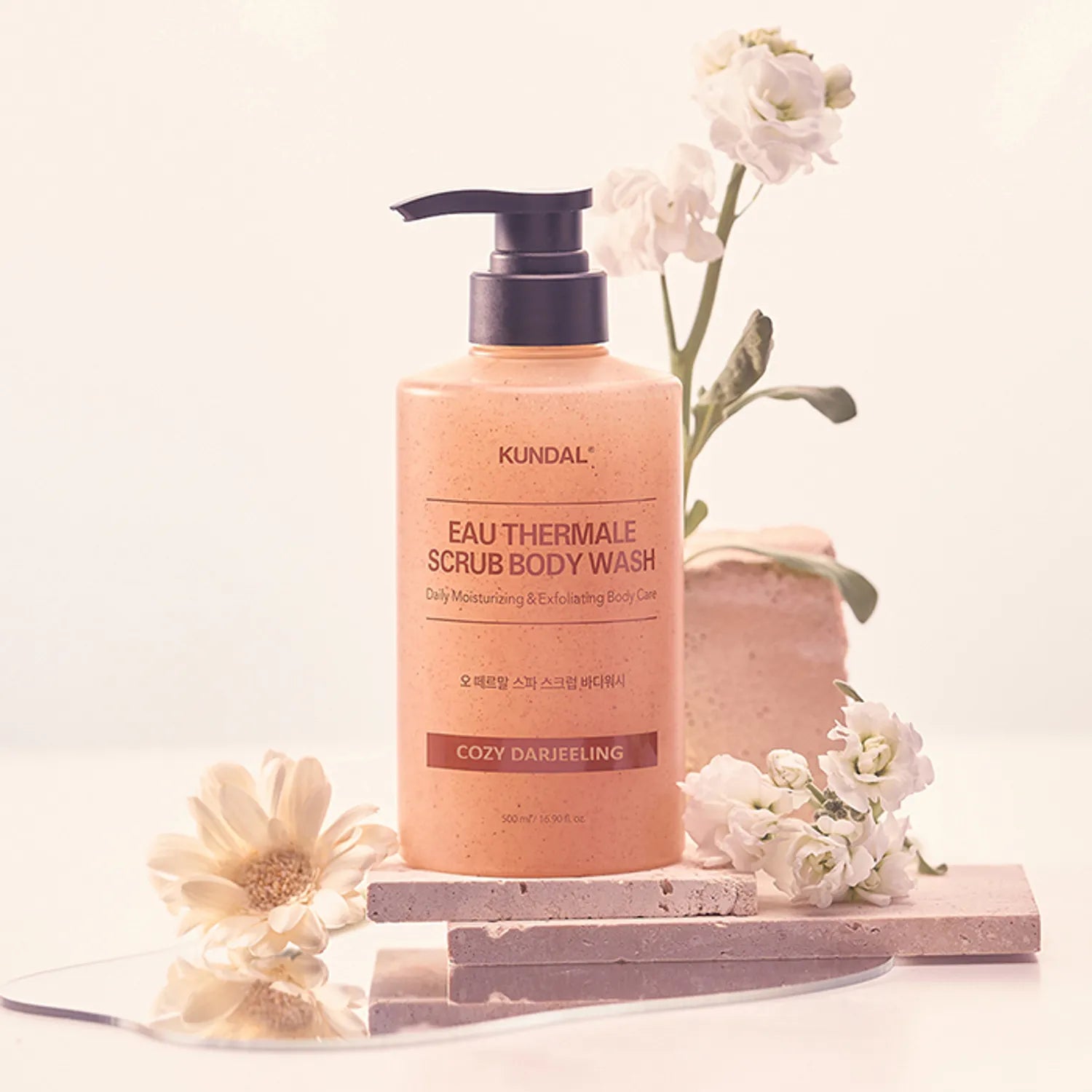 KUNDAL Eau Thermale Scrub Body Wash 500ml (3 Options)