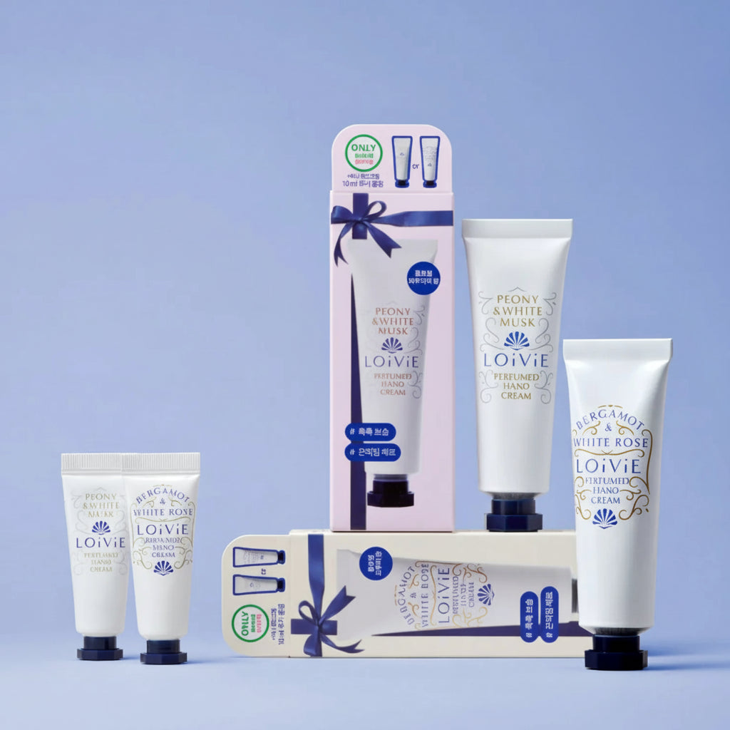 LOiViE Perfumed Hand Cream 35ml Set (+Hand Cream 10ml random scent) (2 Options)