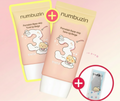 numbuzin No. 3 Porcelain Base-skip Tone Up Beige 50ml Set (+35ml+Spatula)