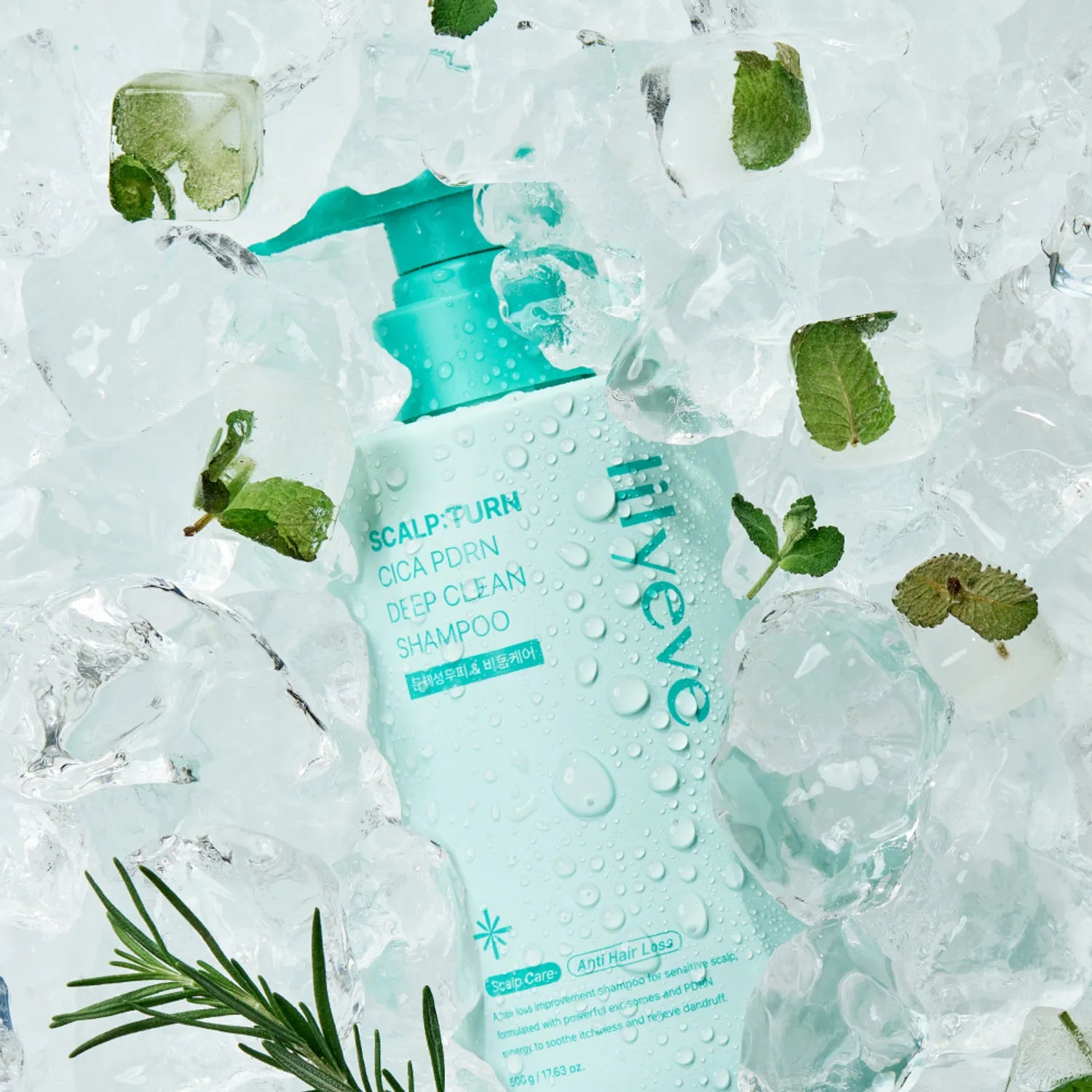 lilyeve Scalp:Turn Cica PDRN Deep Clean Shampoo 500g