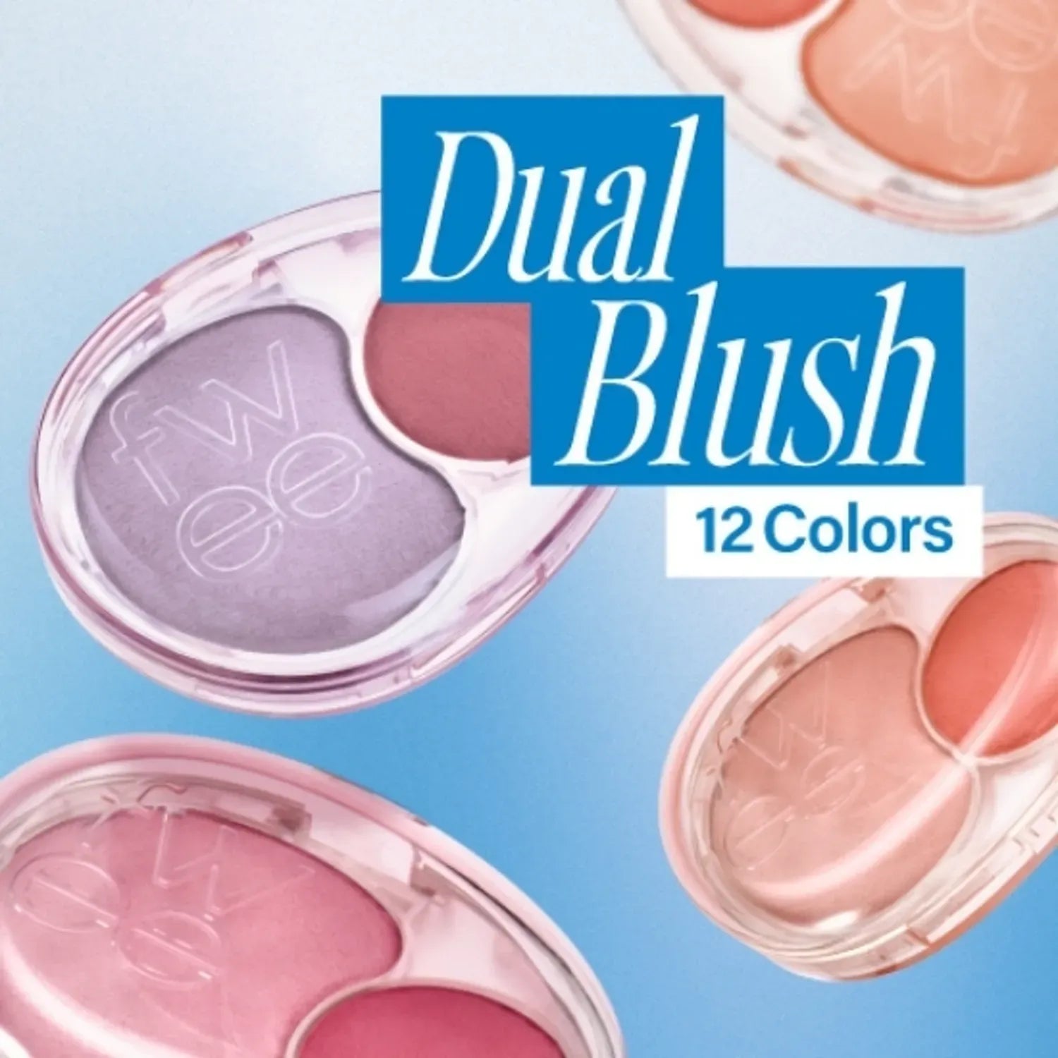 fwee Mellow Dual Blusher (11 Options)