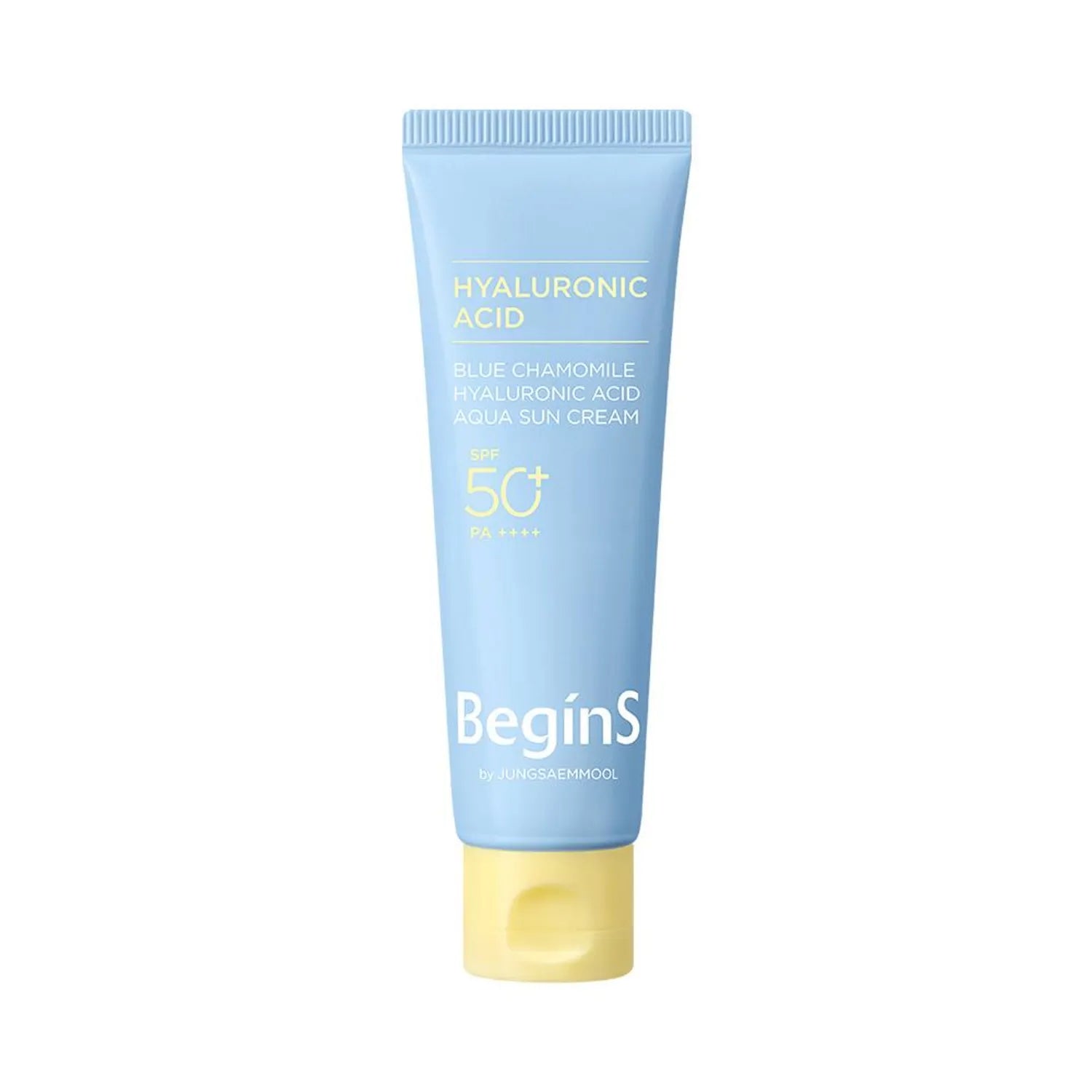 begins by JUNGSAEMMOOL Blue Chamomile Hyaluronic Acid Aqua Sun Cream 50ml
