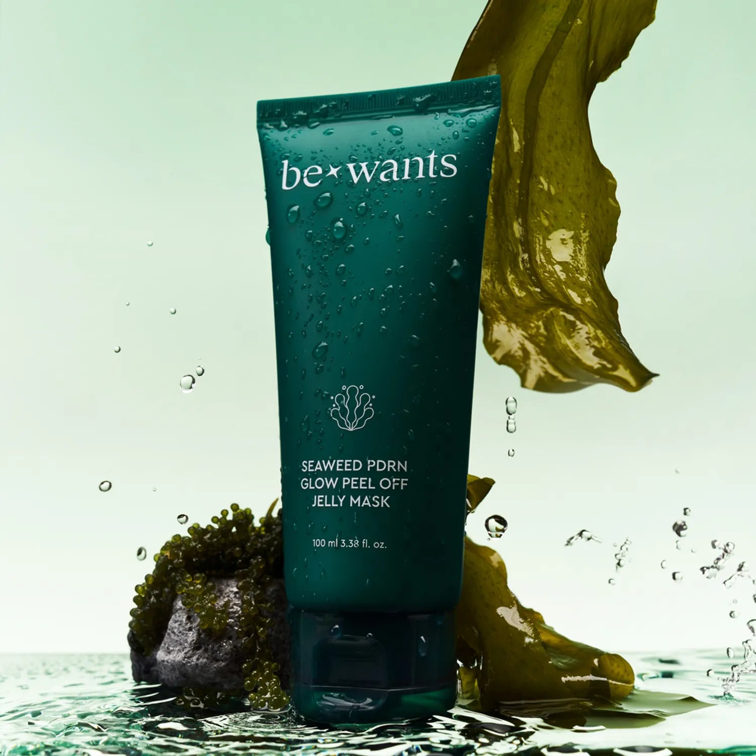 bewants Seaweed PDRN Glow Peel-off Jelly Mask Set (+Hairband+Spatula)