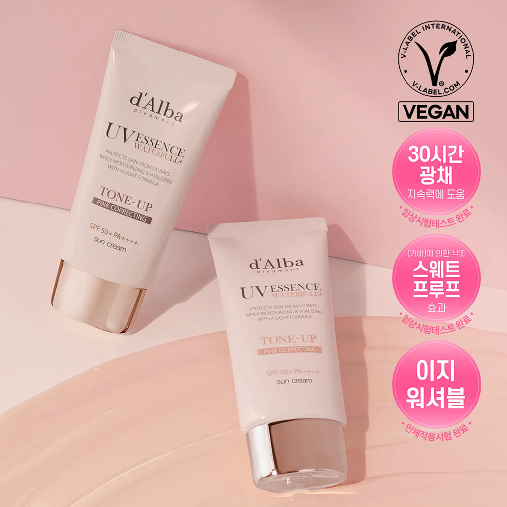 d'Alba Waterfull Tone-Up Sun Cream Duo Set (50mL+50mL)
