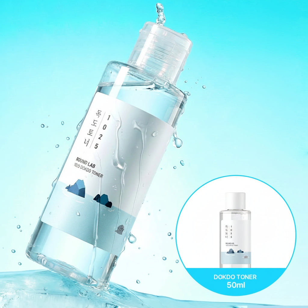 ROUND LAB 1025 Dokdo Toner 200ml Set (+Toner 50ml)