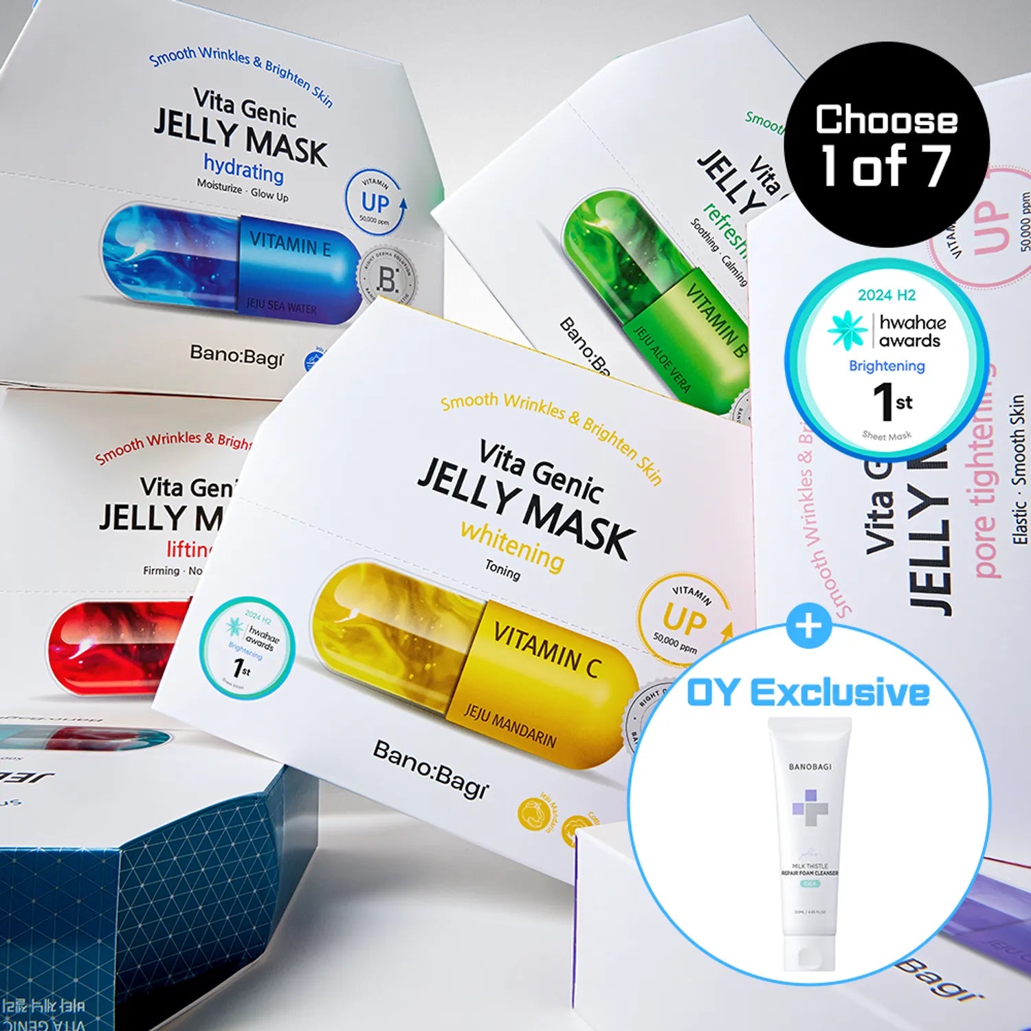 BanoBagi Vita Genic Jelly Mask 10ea (7 Options)