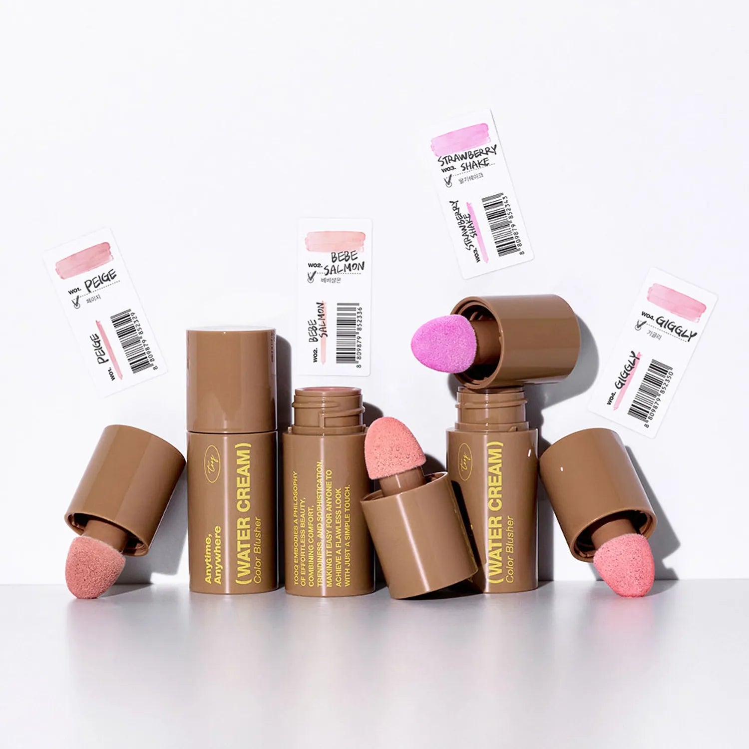 tooq Water/Liquid Cream Color Blusher (12 Options)