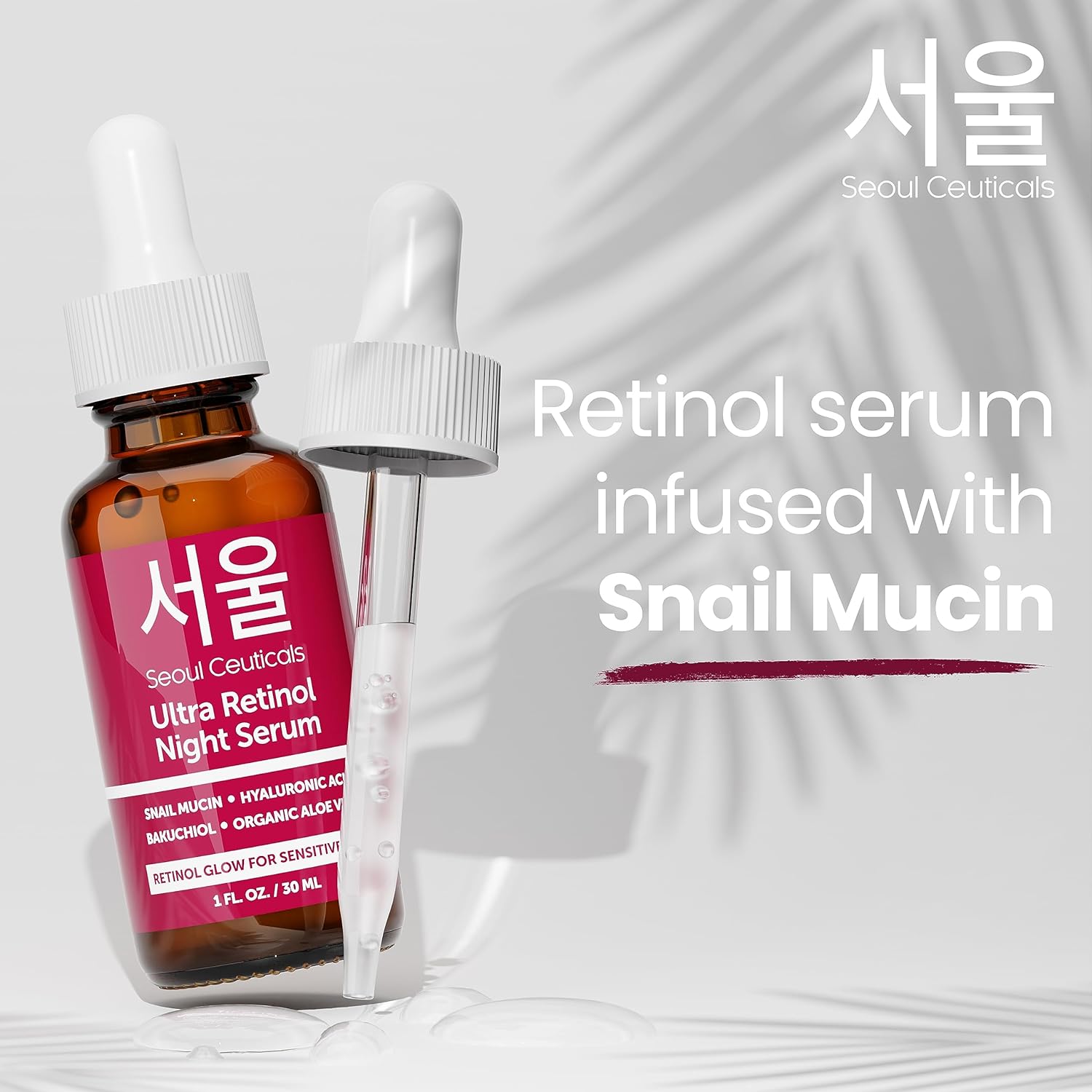 SeoulCeuticals 1% Retinol + 97.5% Snail MucinNight Serum