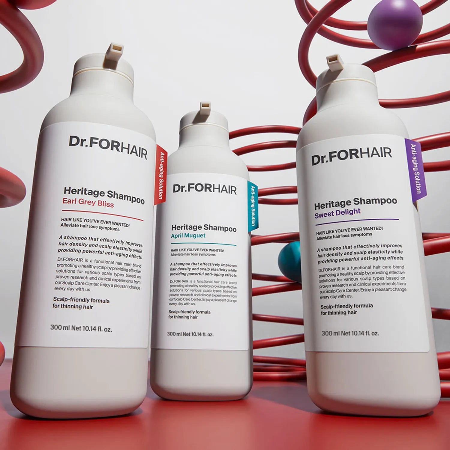 Dr.forhair Heritage Shampoo Special Set 300mL (3 options)