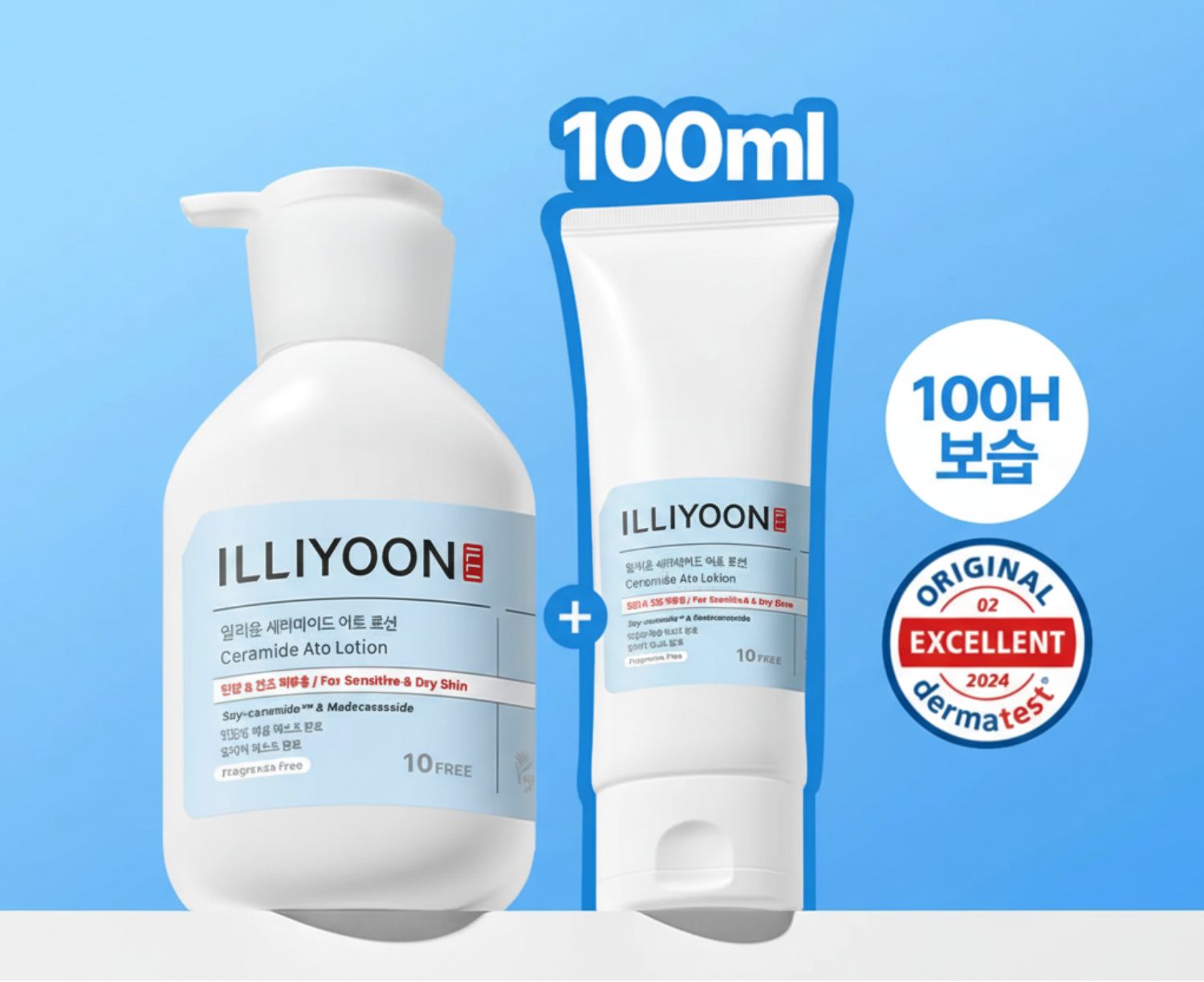 ILLIYOON Ceramide Ato Lotion 334mL + 100mL