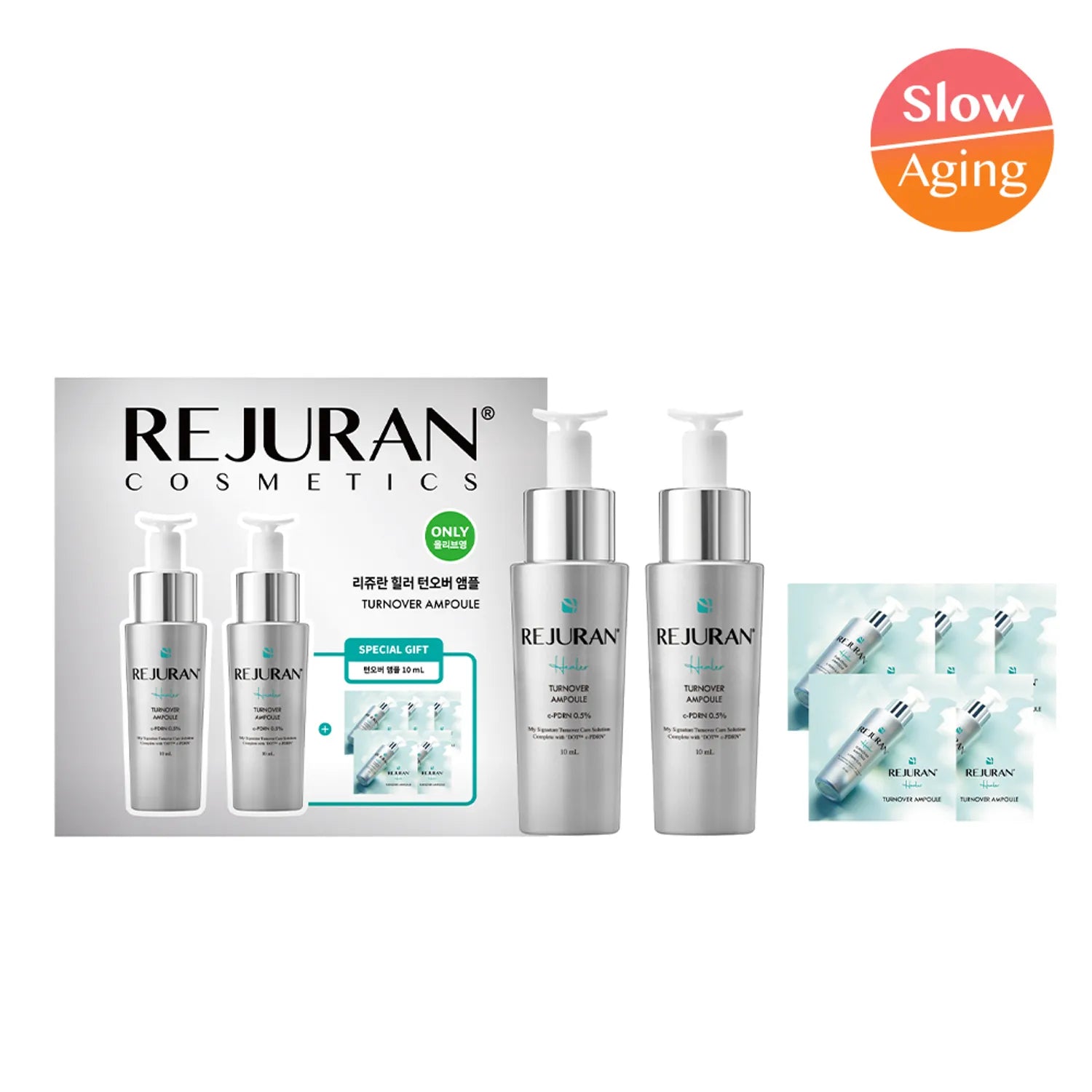 REJURAN Healer Turnover Ampoule 10mlx2ea Double Pack (+Ampoule 10ml)