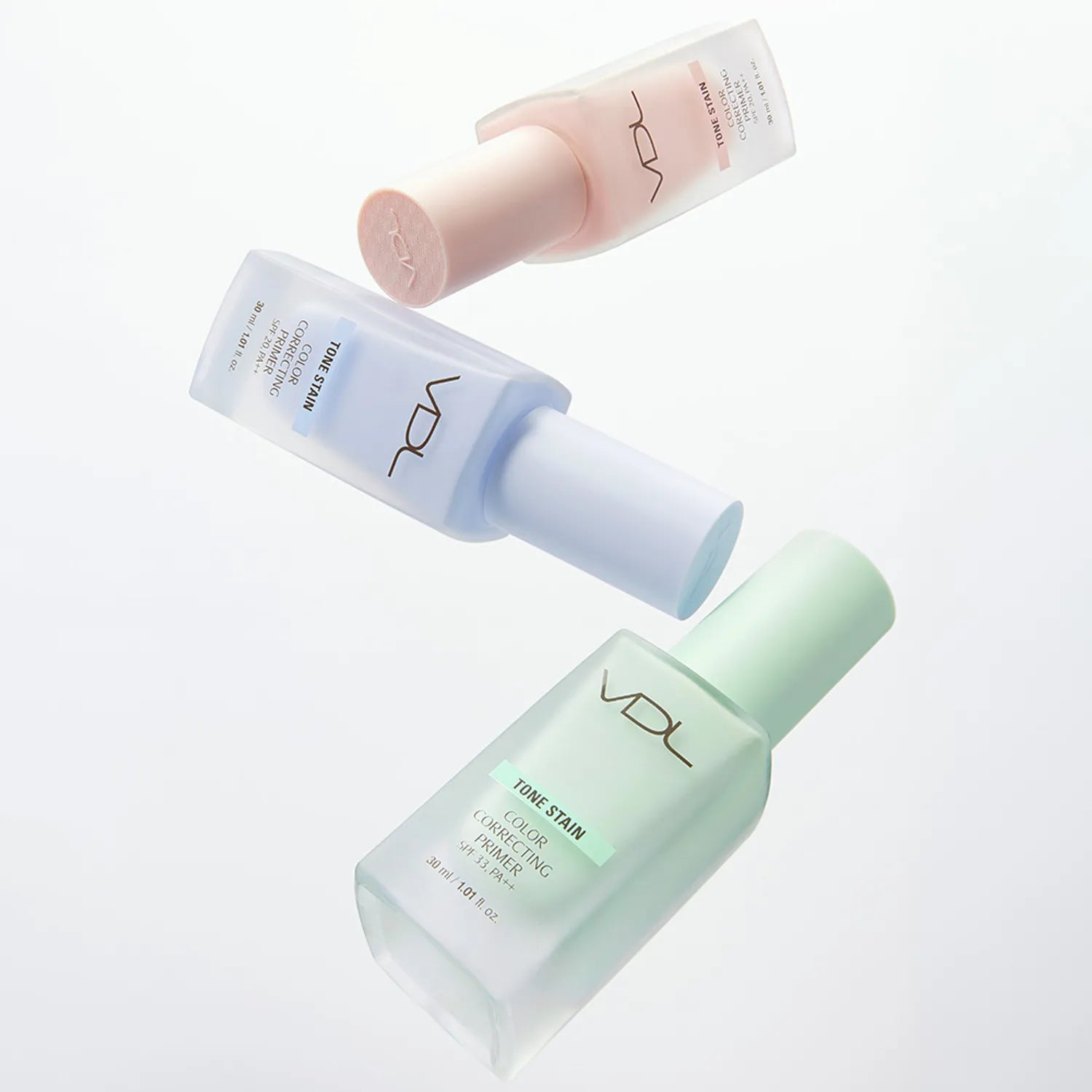 VDL Tone Stain Color Correcting Primer 30ml (Set/Single) (8 Options)