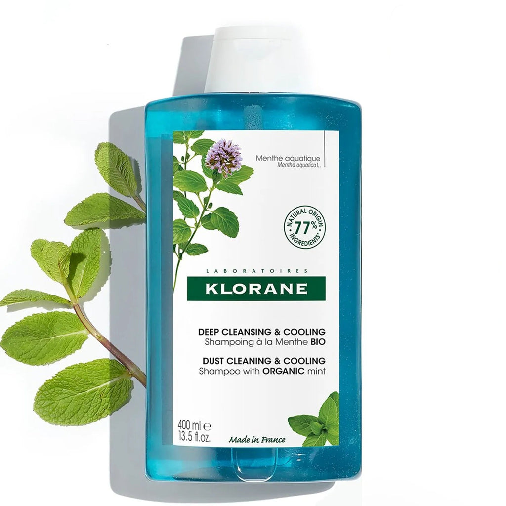 Klorane Aquamint Deep Cleansing & Colling Shampoo 400 ml