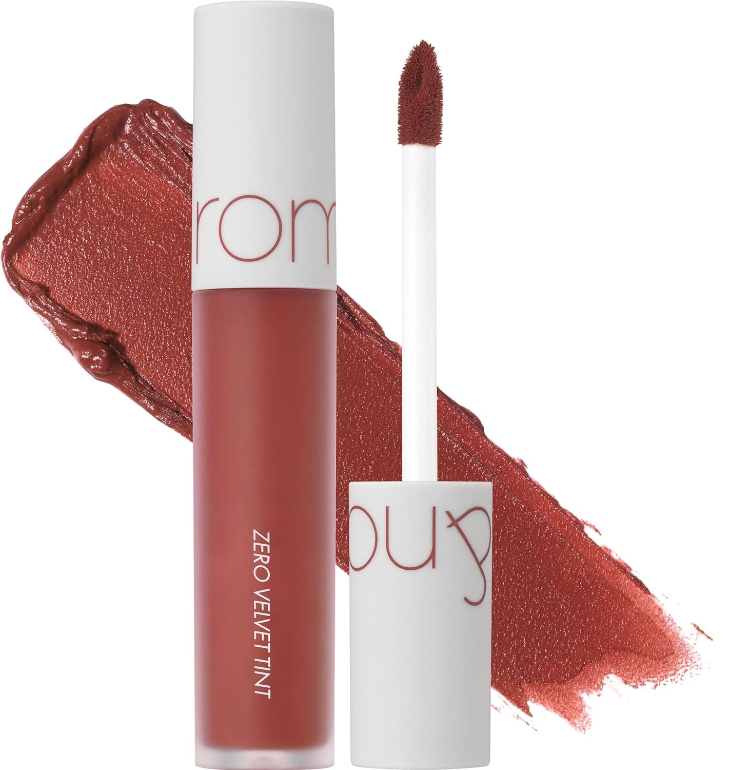 Rom&Nd Zero Velvet Tint 22 GRAIN NUDE, Velvety Matte Finish, Liquid Lip Tint, Long Lasting, Creamy, Non-Drying, Smudge-Proof, Richly Pigmented, Smooth Texture