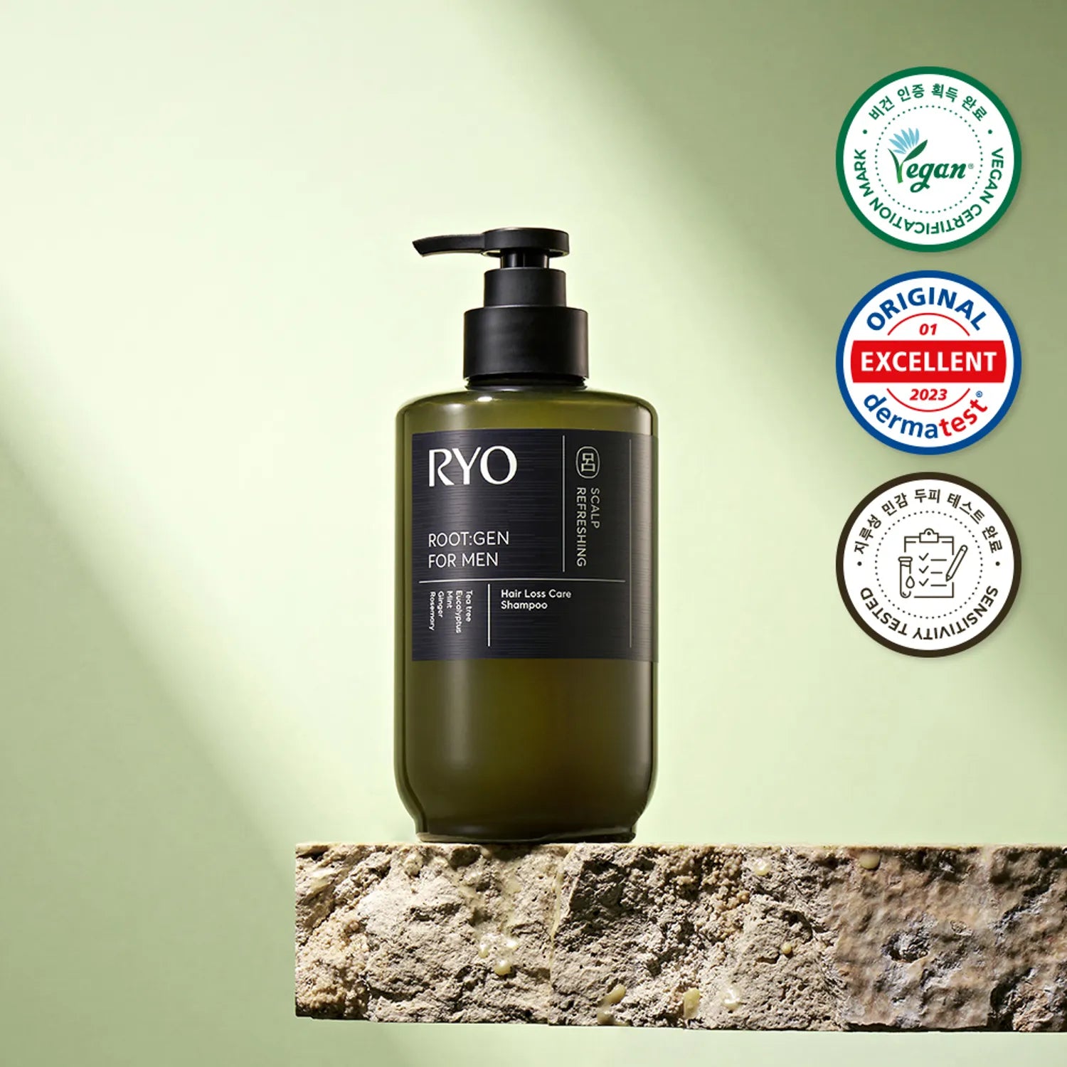 Ryo Root:Gen Scalp Care Shampoo for man 353mL