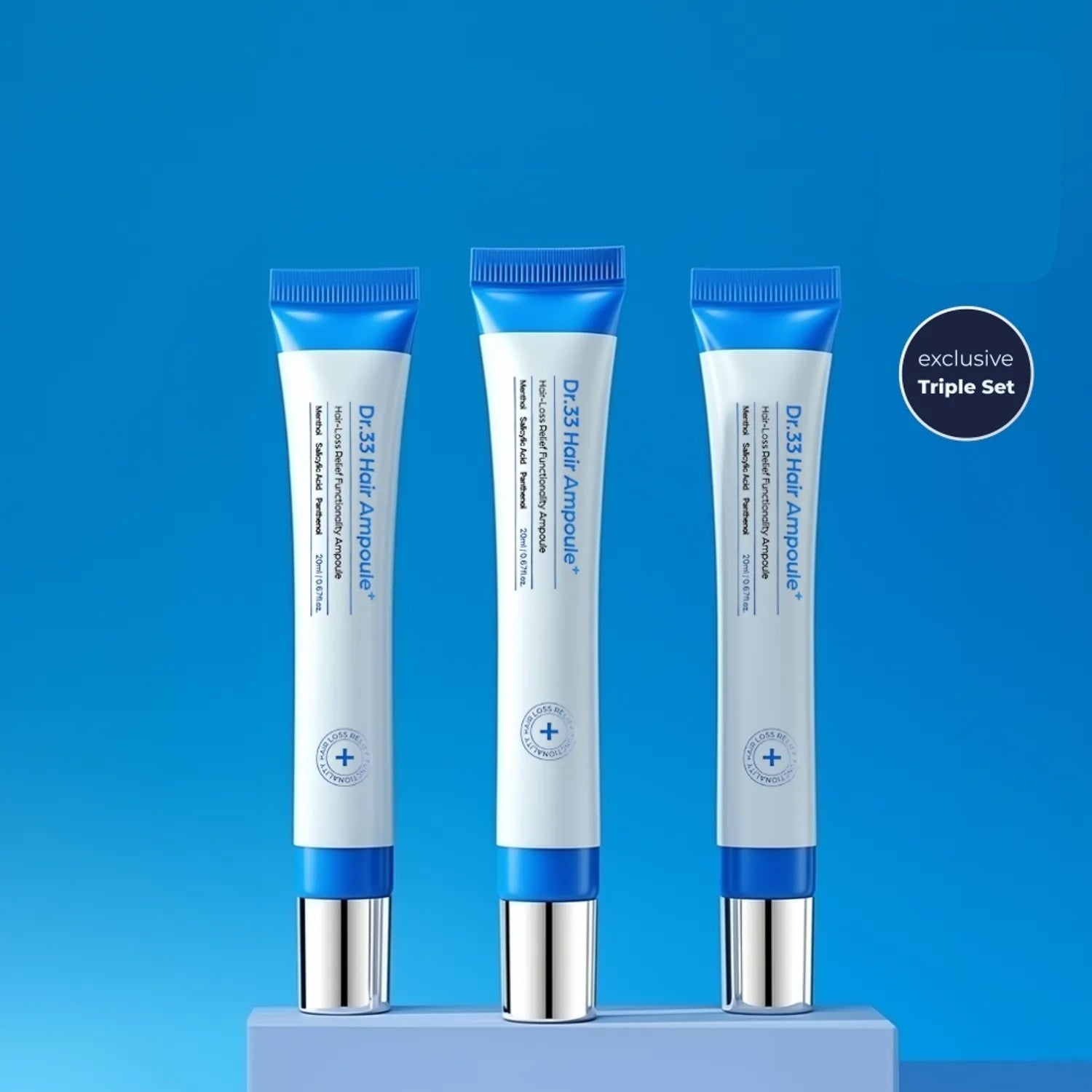 Seapuri Dr.33 Hair Ampoule 20ml Limited Triple Set