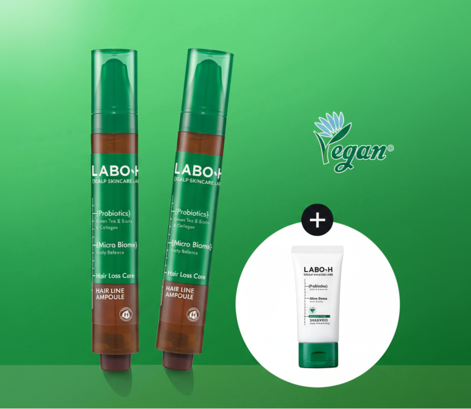 LABO-H Scalp Care Hair Line Ampoule Double Set