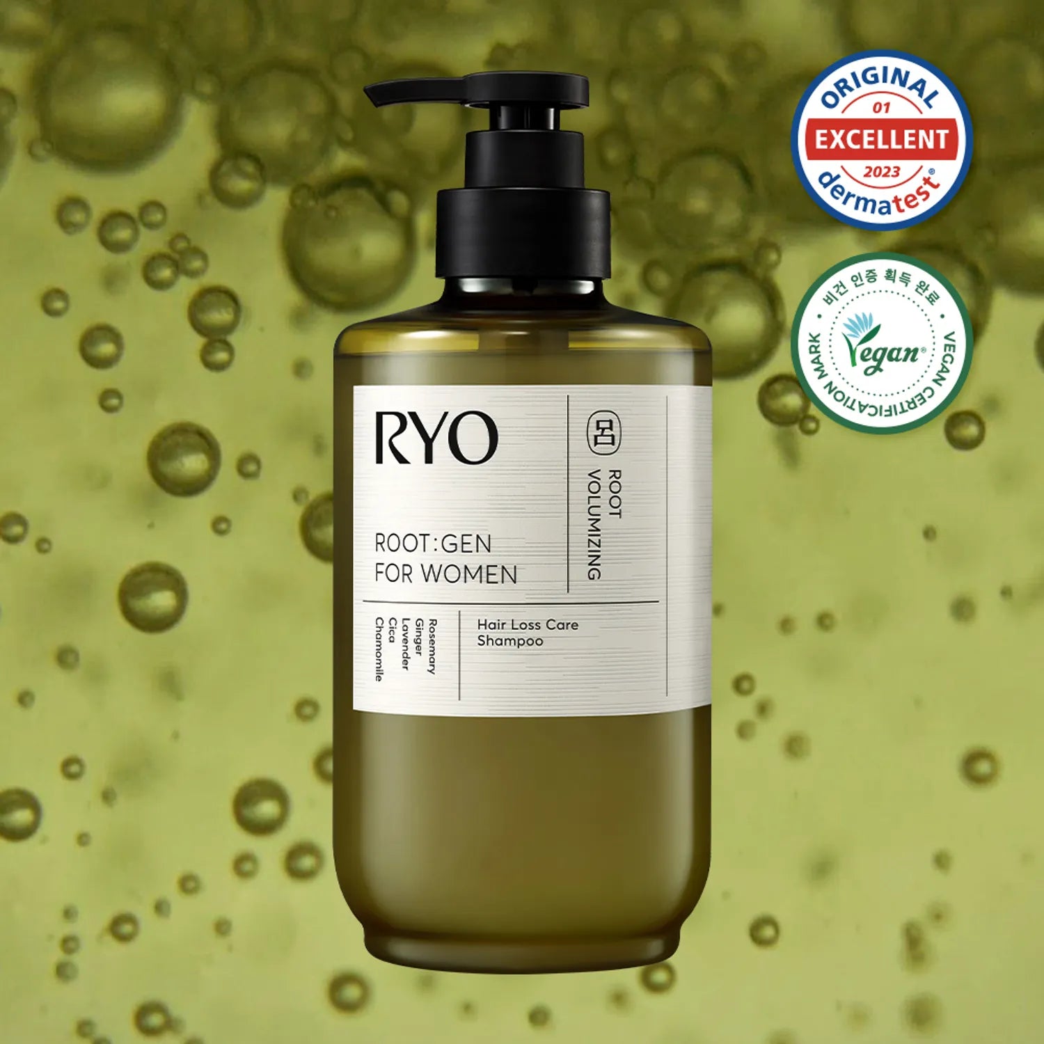Ryo Root:Gen Scalp Care Shampoo for women 353mL Special Set (+100mL)