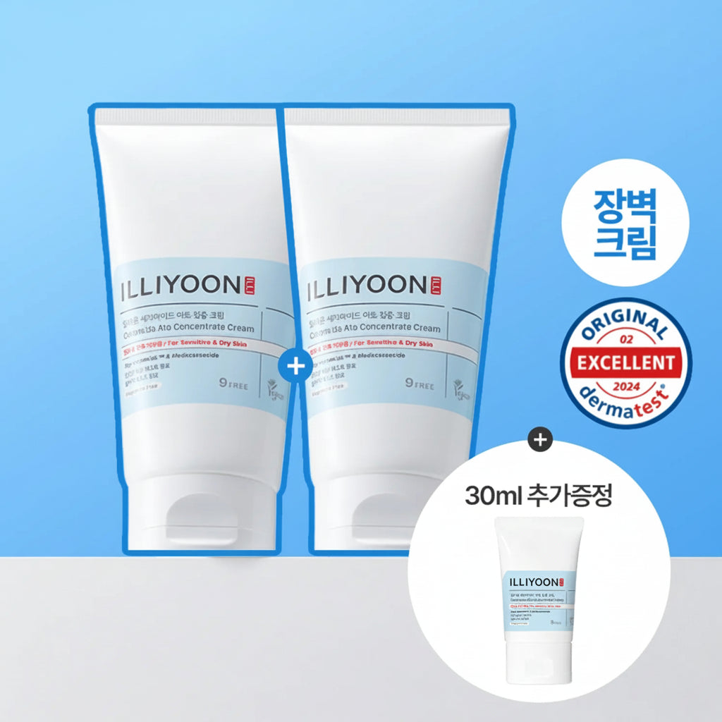 ILLIYOON Ceramide Ato Concentrate Cream 150mL*2ea (+30ml)
