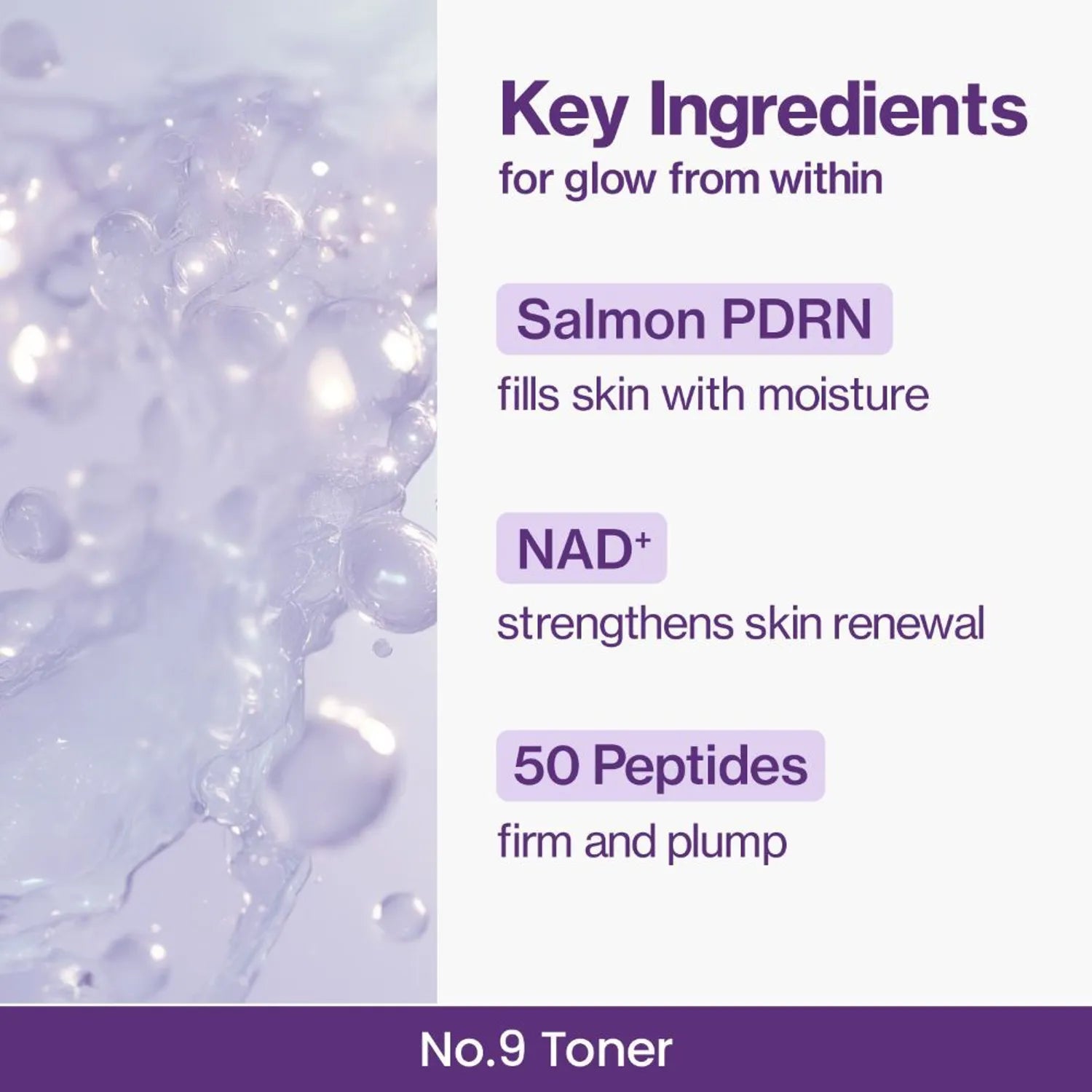 numbuzin No. 9 NAD PDRN Glow Treatment Toner 150ml