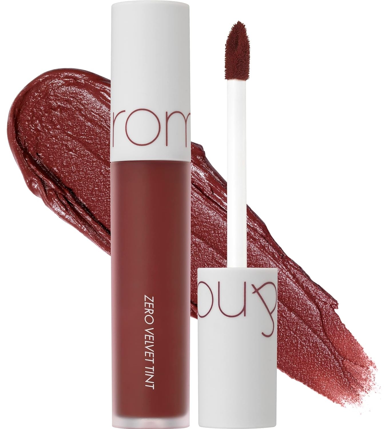 Rom&Nd Zero Velvet Tint 22 GRAIN NUDE, Velvety Matte Finish, Liquid Lip Tint, Long Lasting, Creamy, Non-Drying, Smudge-Proof, Richly Pigmented, Smooth Texture